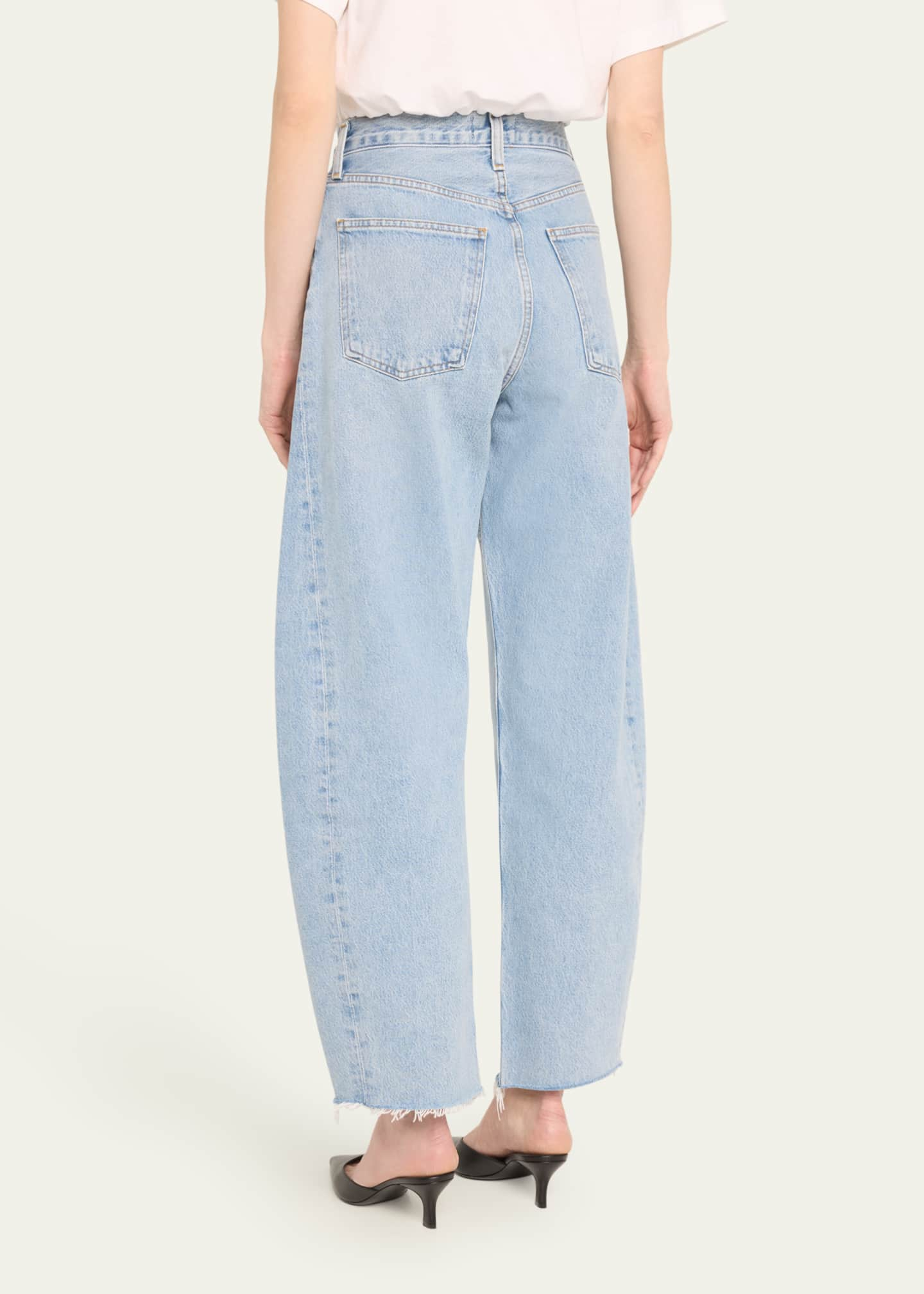 AGOLDE Luna Pieced Jeans - Bergdorf Goodman