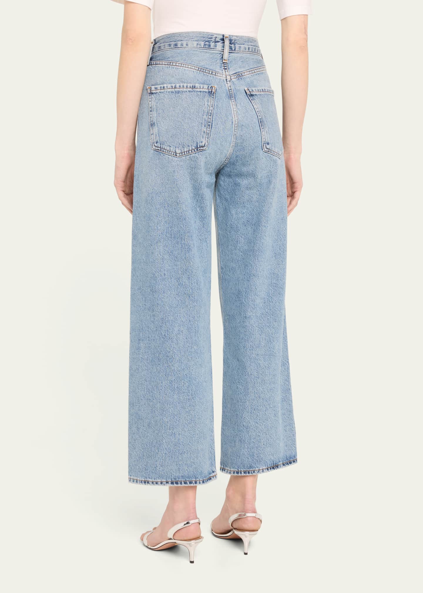 AGOLDE Ren Wide-Leg Crop Jeans Image 3 of 5