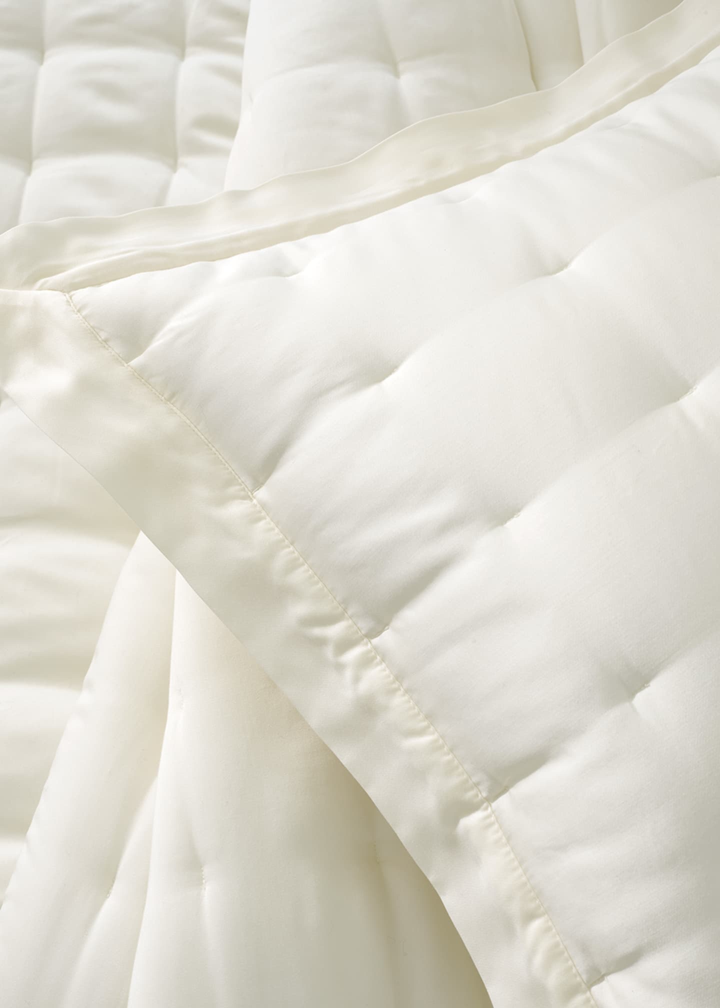 Pine Cone Hill Puff Tencel King Quilt, Ivory Bergdorf Goodman