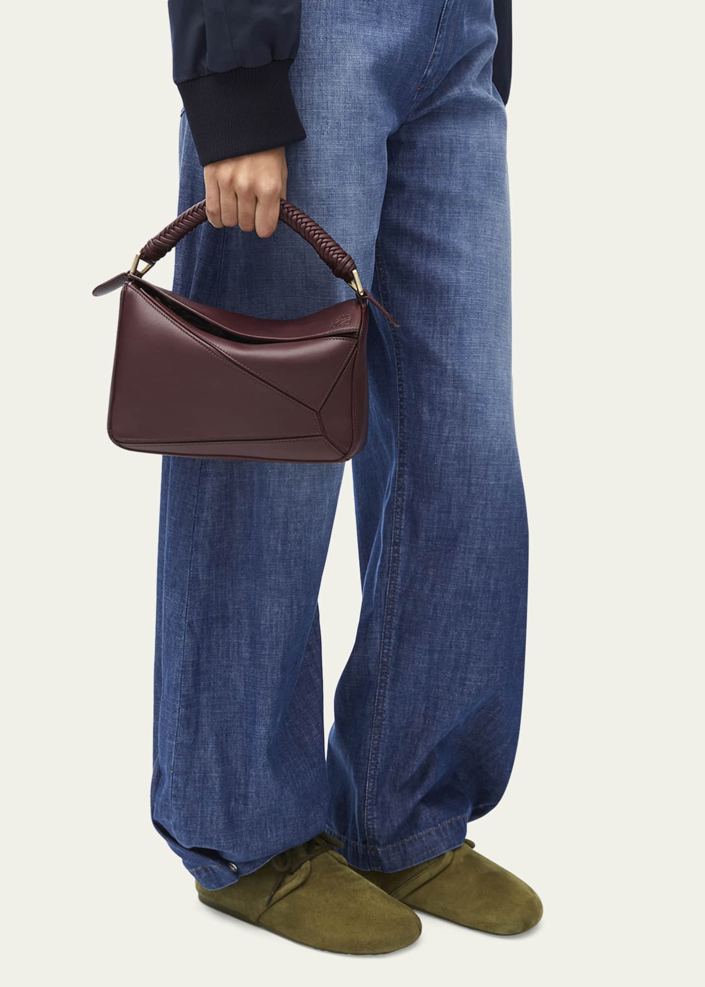 Loewe Small Puzzle Leather Top-Handle Bag Image 2 of 5