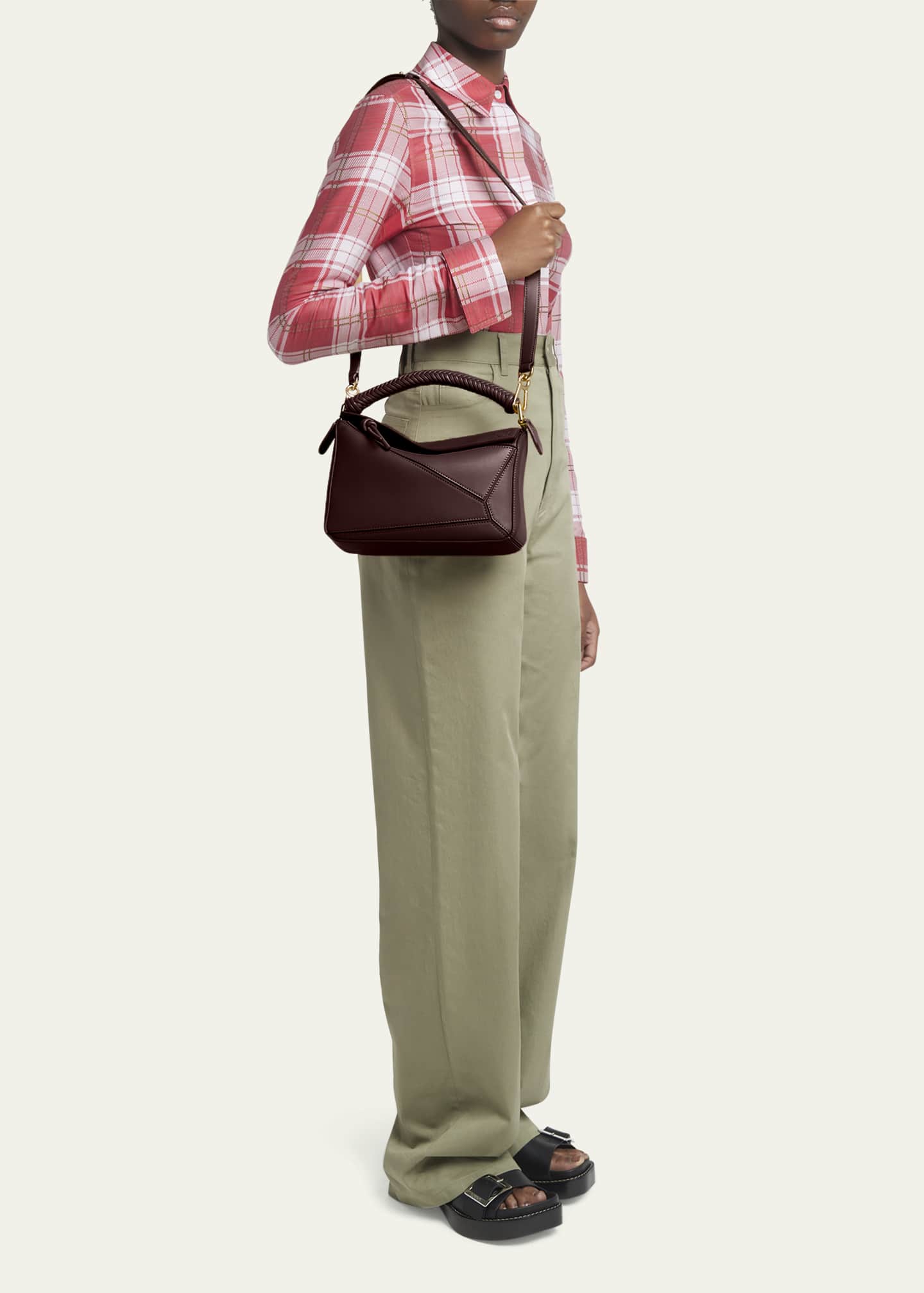 Loewe Small Puzzle Leather Top-Handle Bag Image 5 of 5