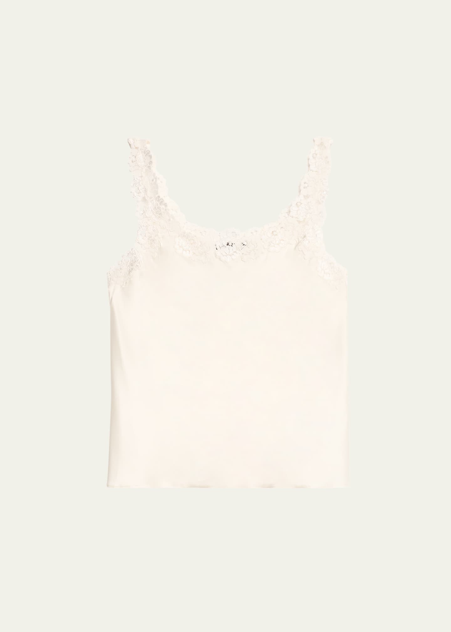 Josie Natori Rose Parfait Lace-Trim Cami Image 1 of 4
