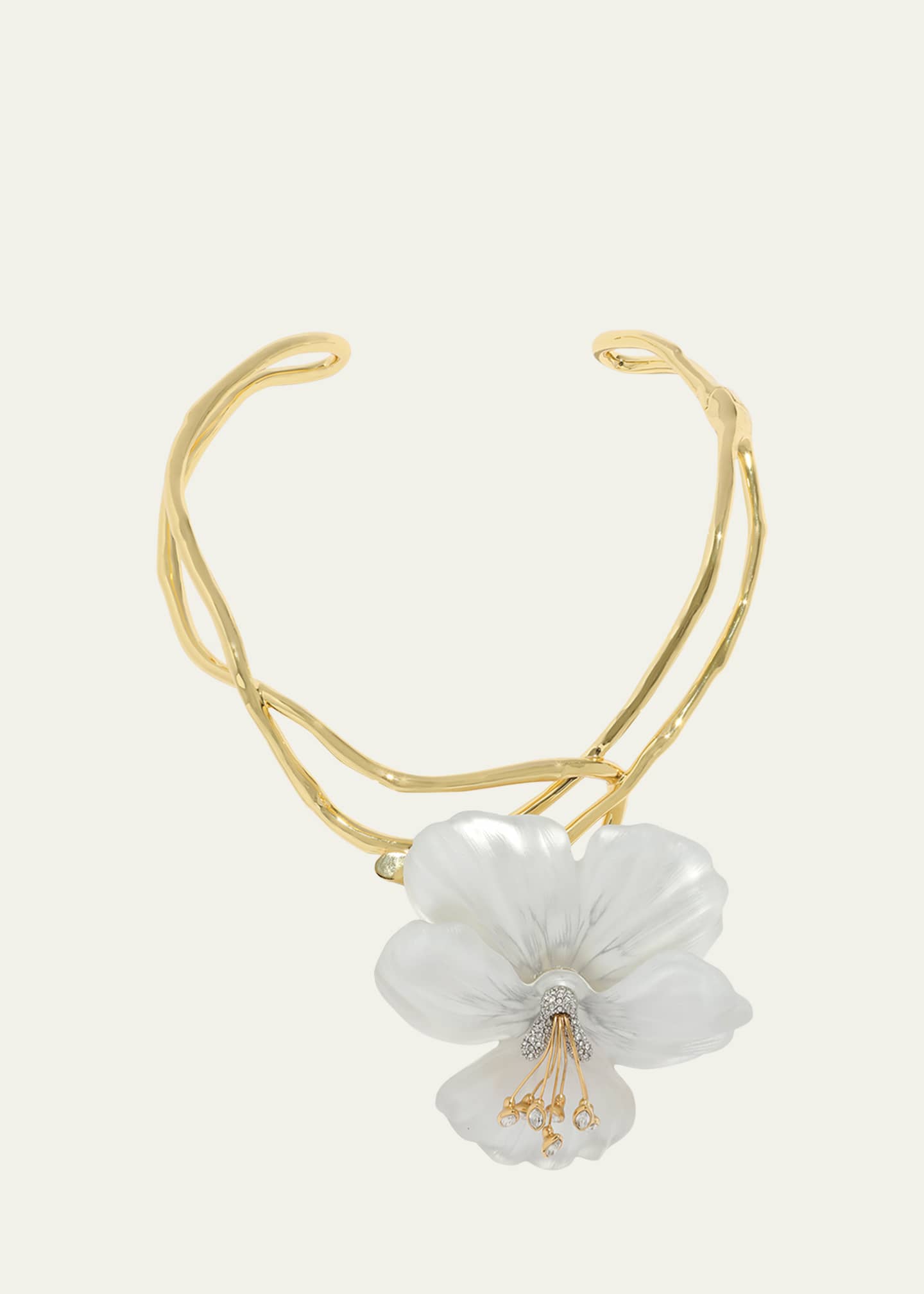 Alexis Bittar Pansy Lucite Vine Collar Image 1 of 4