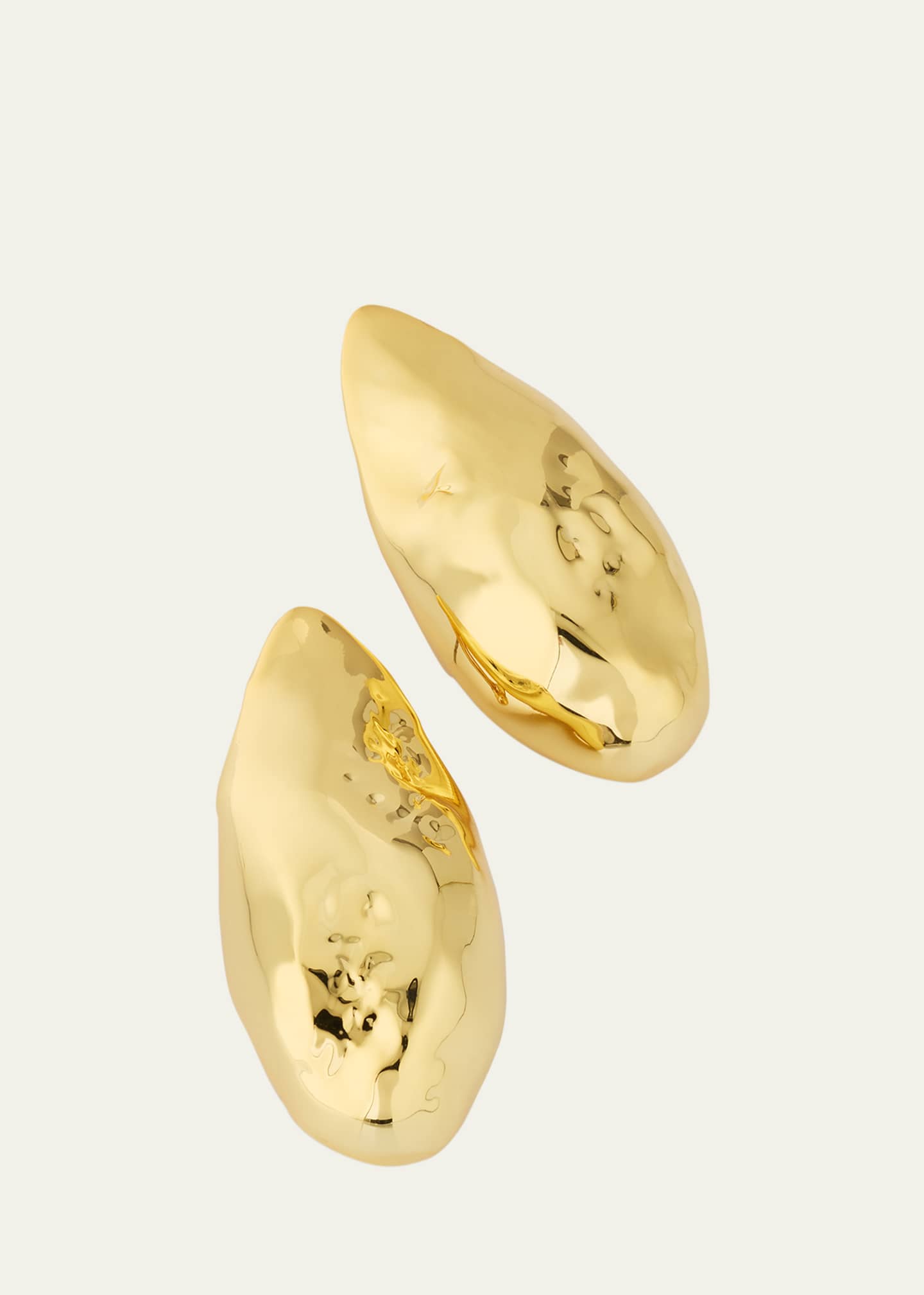 Alexis Bittar Molten Puffy Teardrop Post Earrings Image 3 of 4