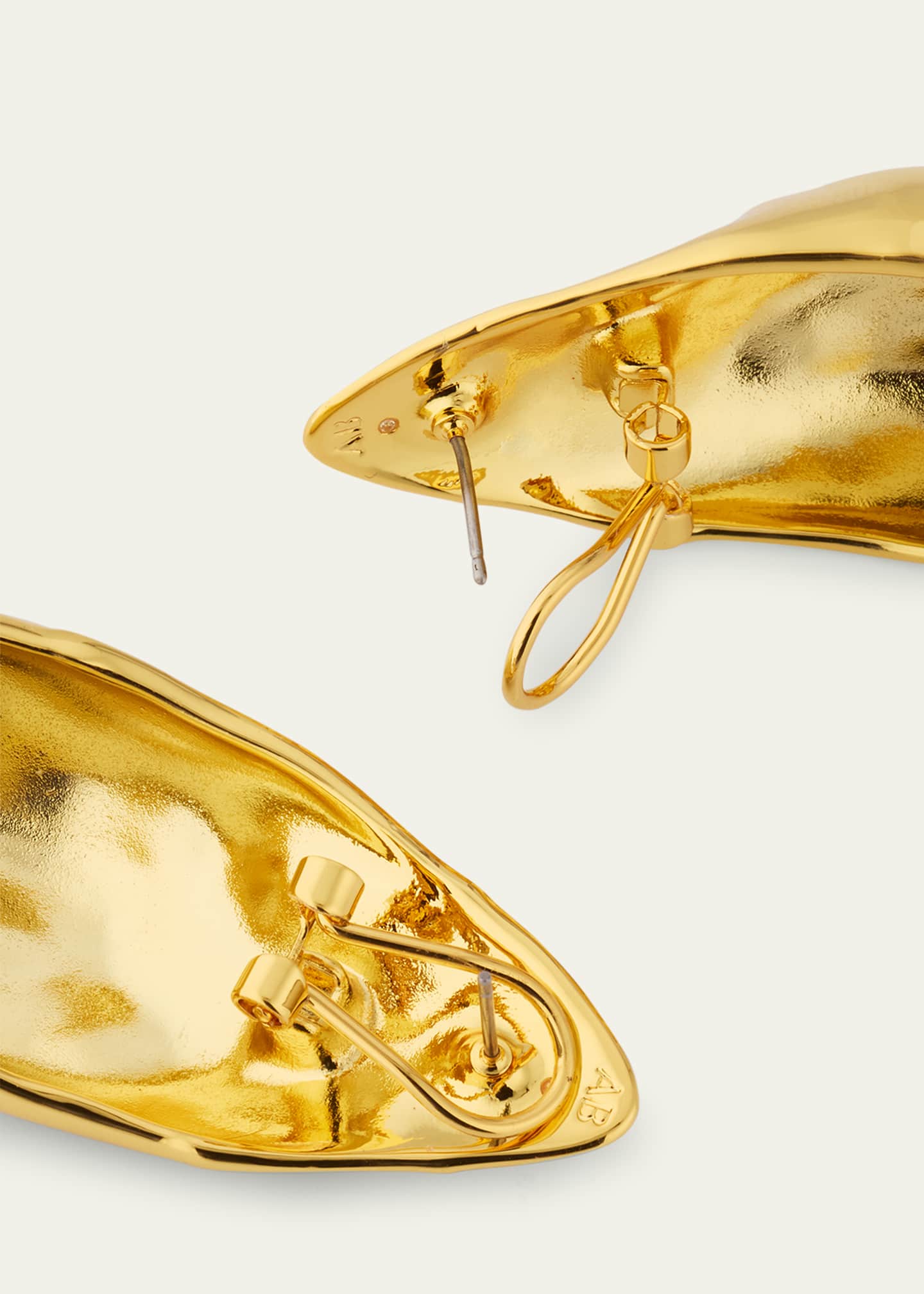 Alexis Bittar Molten Puffy Teardrop Post Earrings Image 4 of 4