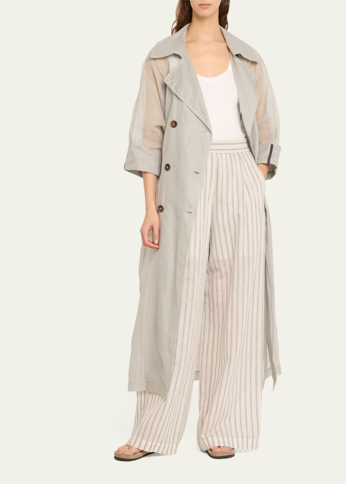 Deconstructed trench coat hot sale