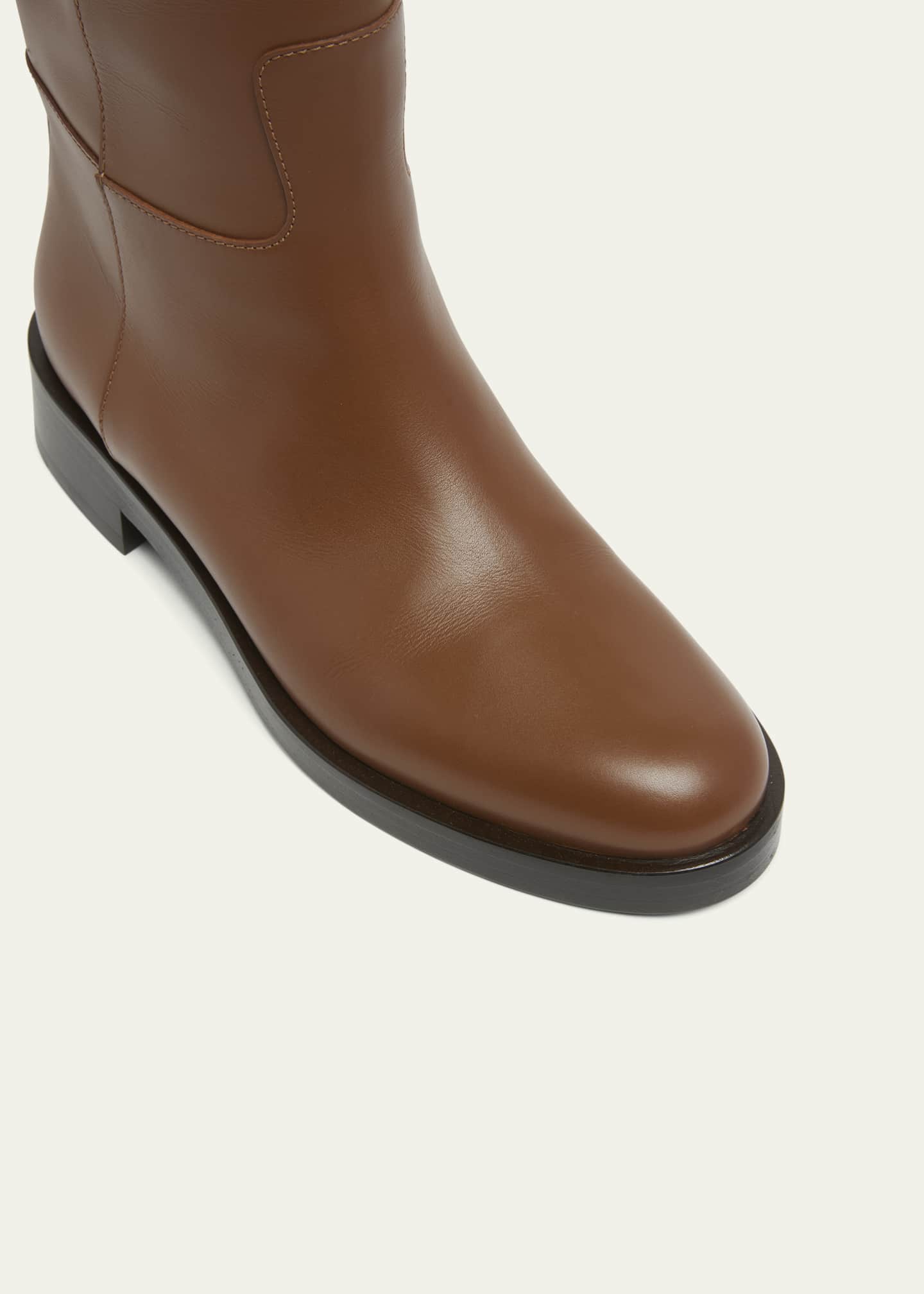 Valentino brown boots best sale