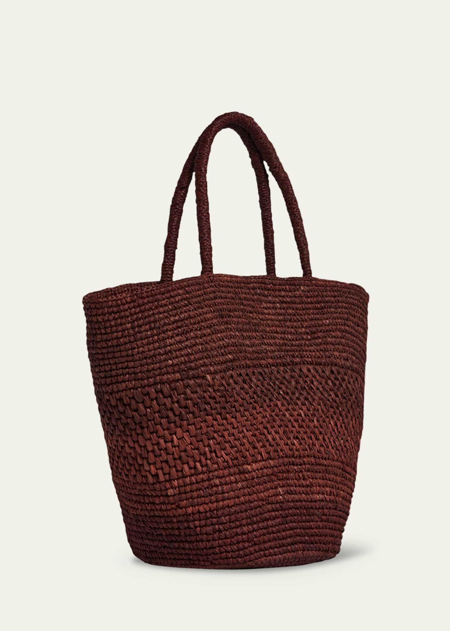 (New)The Row Emilie 手編みトートバッグ The Row Emilie Bag in Black | FWRD
