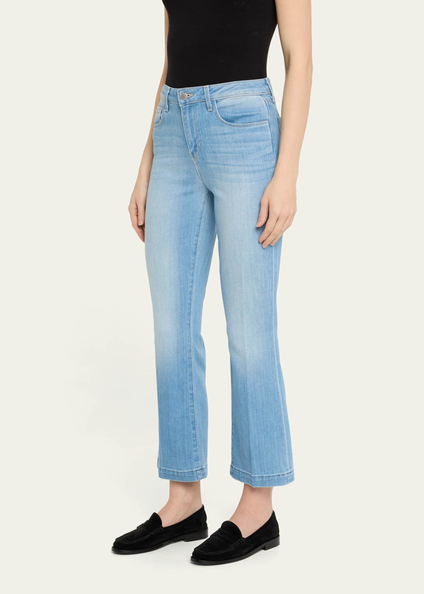 L'Agence Ali High-Rise Slim Flare Jeans Image 4 of 5
