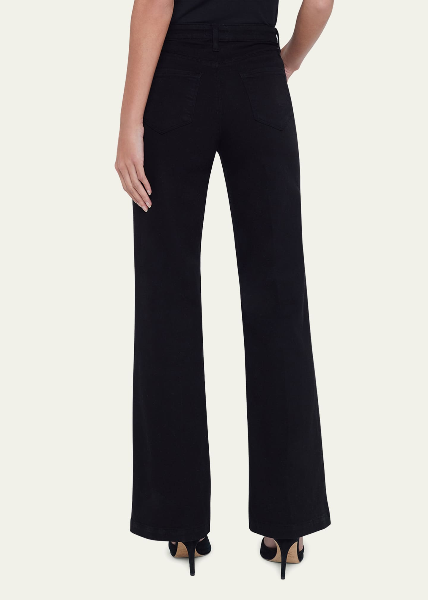 L'Agence Scottie High-Rise Wide-Leg Jeans Image 3 of 5