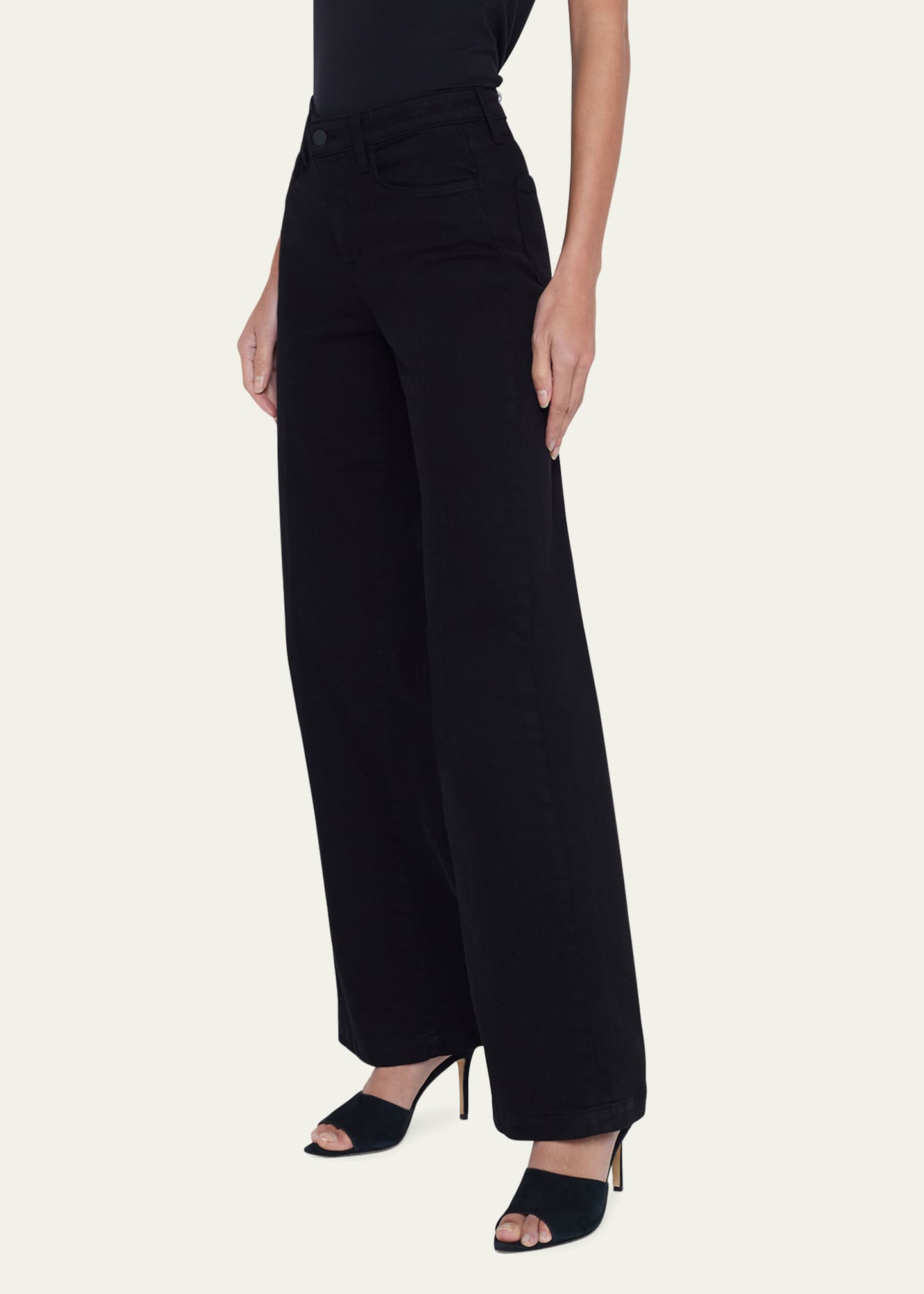 L'Agence Scottie High-Rise Wide-Leg Jeans Image 4 of 5