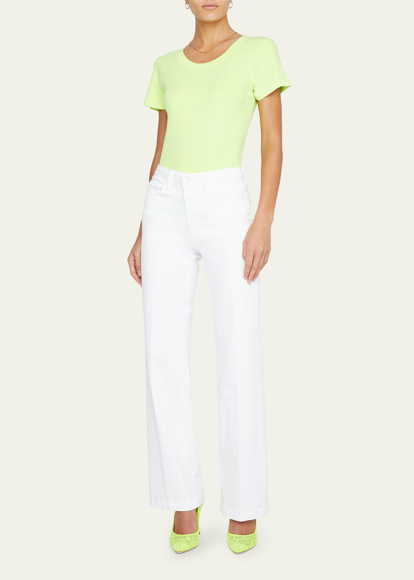 L'Agence Scottie High-Rise Wide-Leg Jeans Image 2 of 5