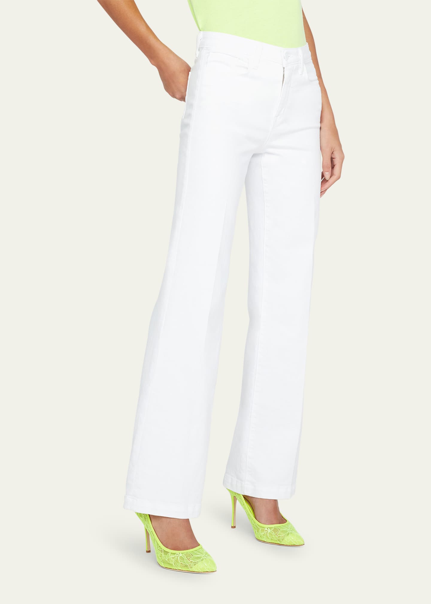 L'Agence Scottie High-Rise Wide-Leg Jeans Image 4 of 5