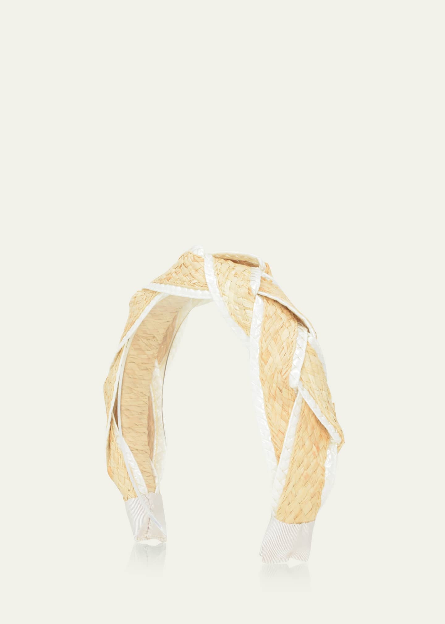 Gigi Burris Ava Braided Straw Headband Image 2 of 3