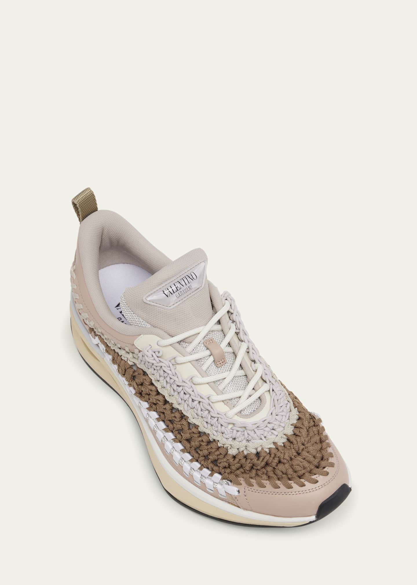Valentino knit sneakers best sale