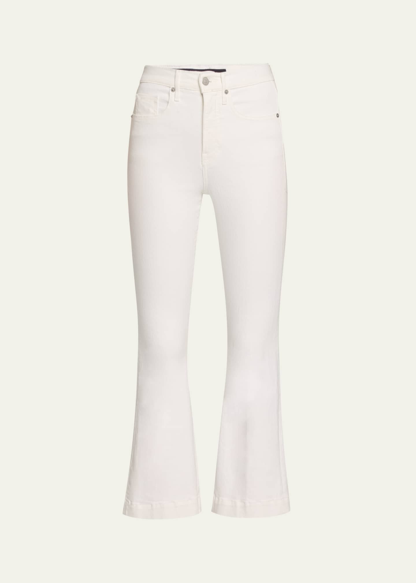 Veronica Beard Carson High-Rise Ankle Flare Jeans Image 1 of 5