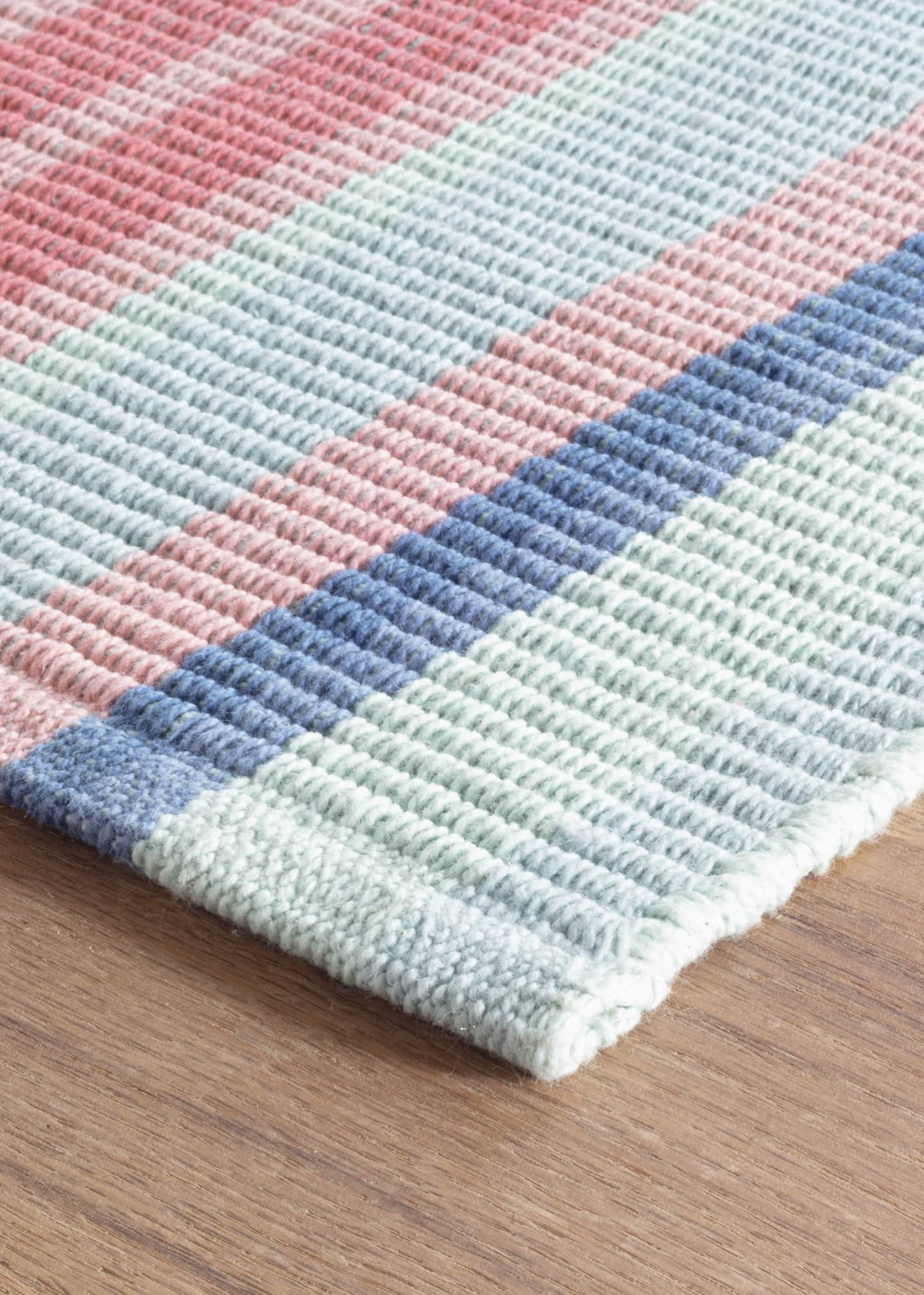 Annie Selke Aruba Stripe Handwoven Cotton Rug, 8' x 10' Image 3 of 3
