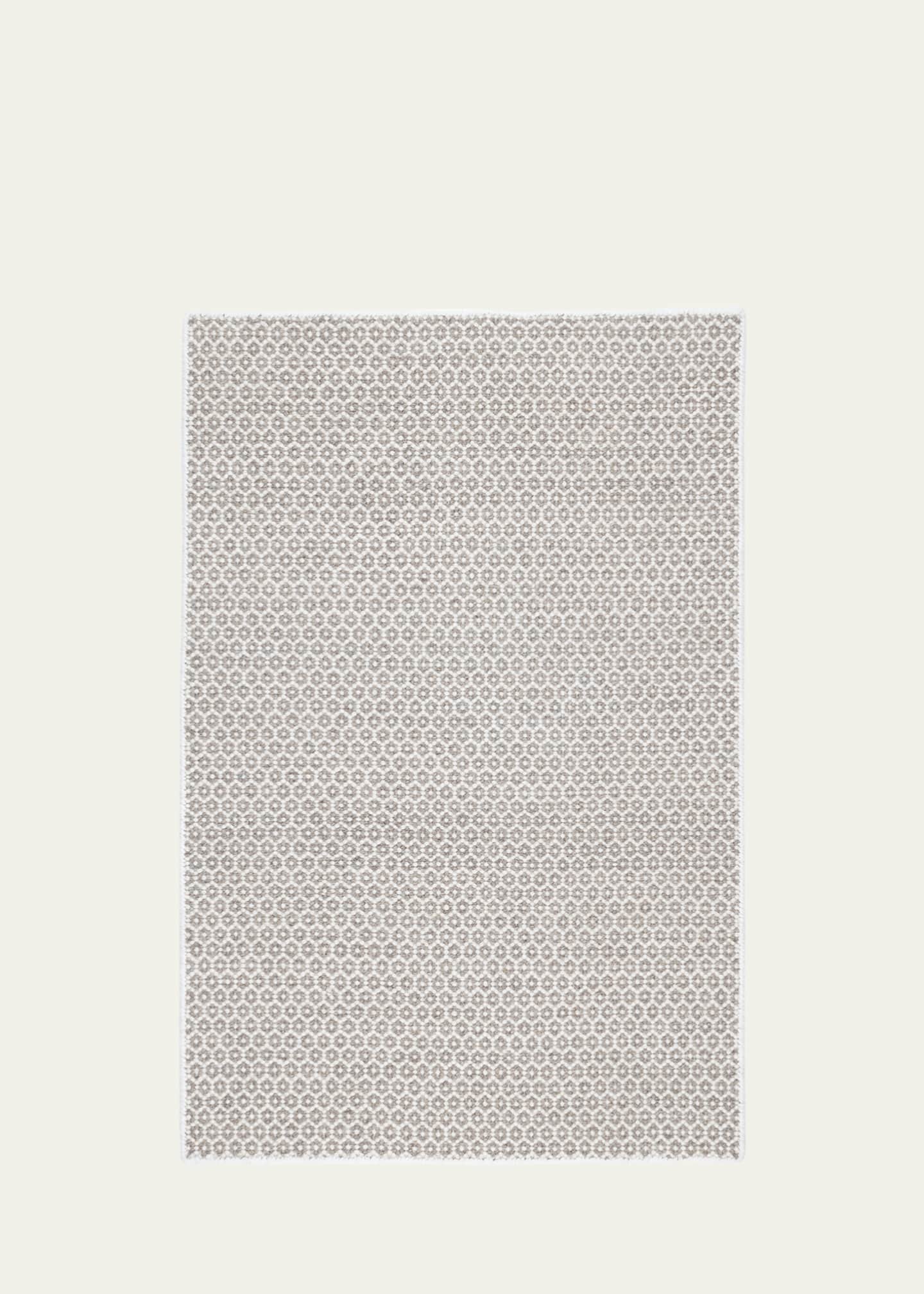 Annie Selke Honeycomb Ivory/Grey Handwoven Rug, 8' x 10' Image 1 of 5