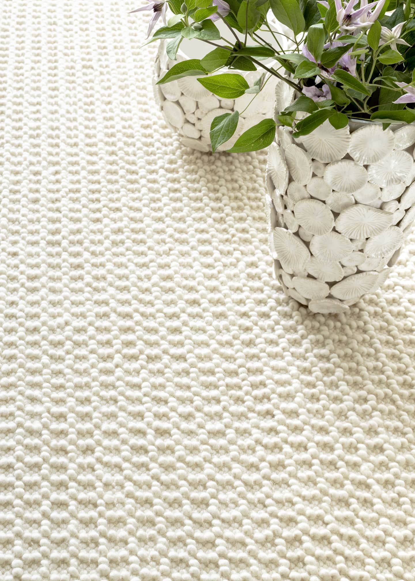 Annie Selke Hooper Ivory Handwoven Rug, 8' x 10' Image 2 of 5