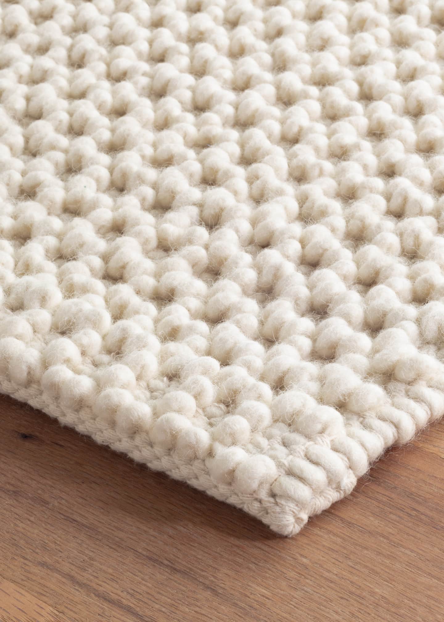 Annie Selke Hooper Ivory Handwoven Rug, 8' x 10' Image 3 of 5