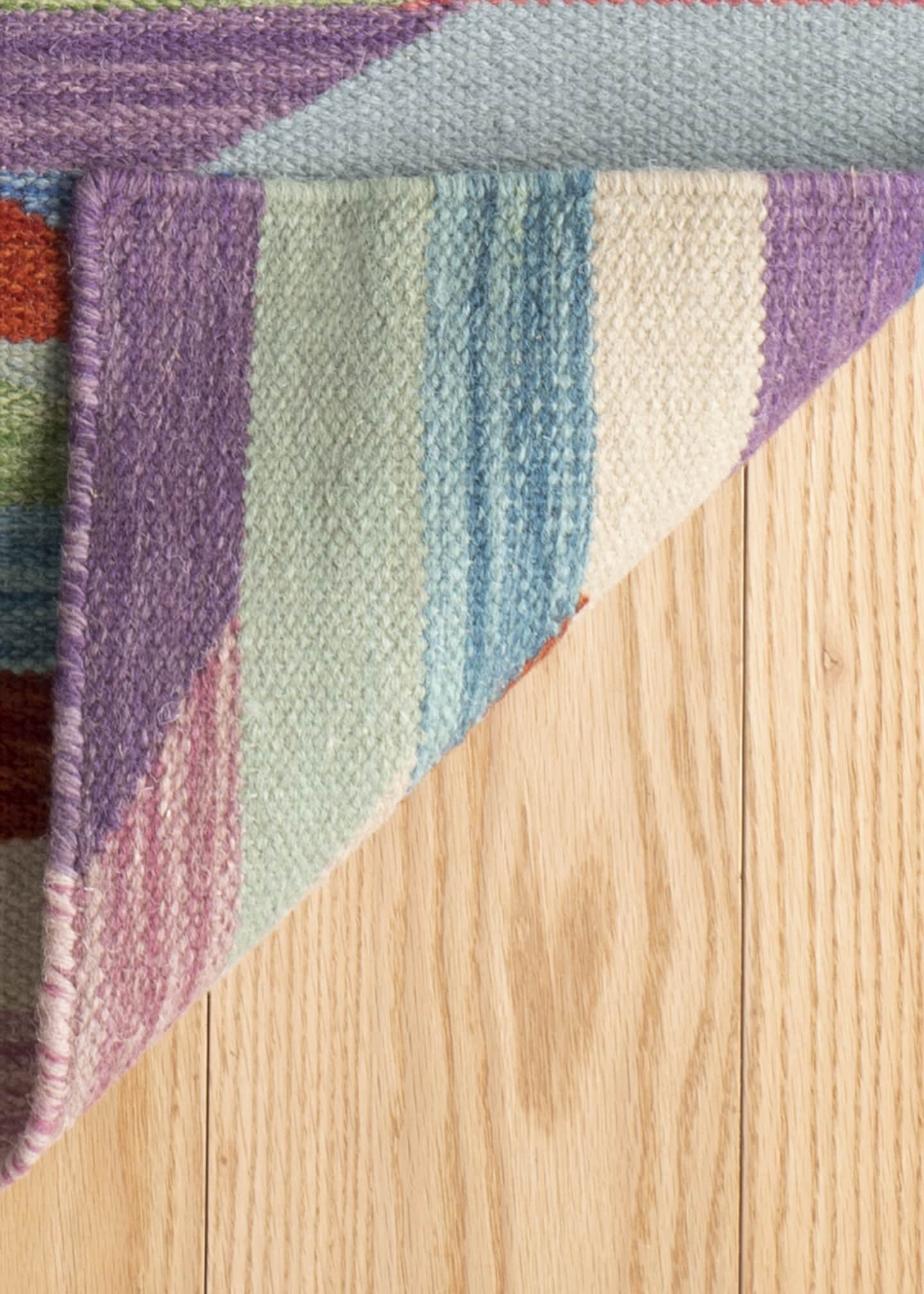 Annie Selke x Kit Kemp Hotline Multi Handwoven Rug, 8' x 10' Image 5 of 5