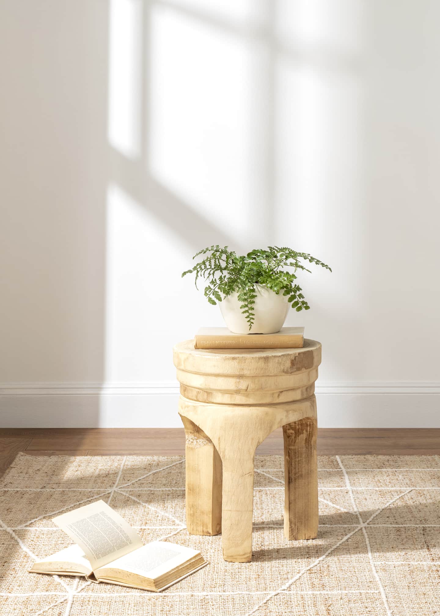 Annie Selke Judson Natural/Ivory Handwoven Rug, 9' x 12' Image 3 of 5