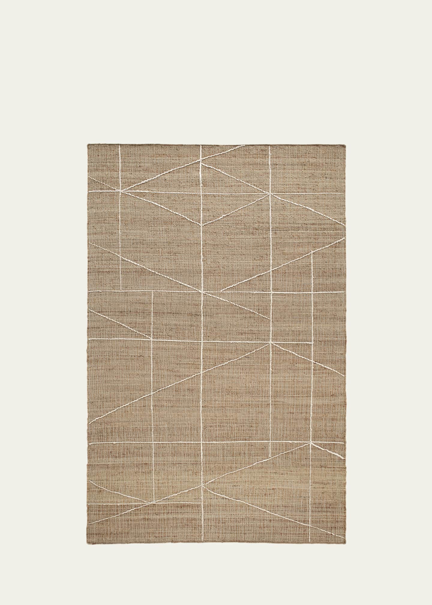 Annie Selke Judson Natural/Ivory Handwoven Rug, 9' x 12' Image 1 of 5