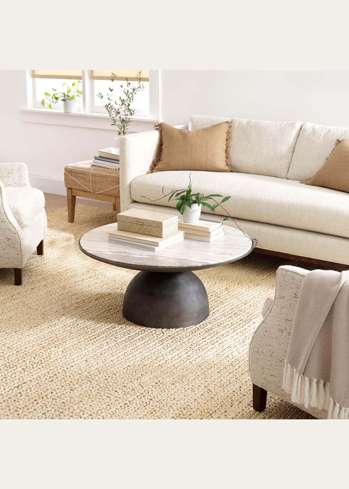 Annie Selke Jute Natural Handwoven Rug, 5' x 8' Image 3 of 5