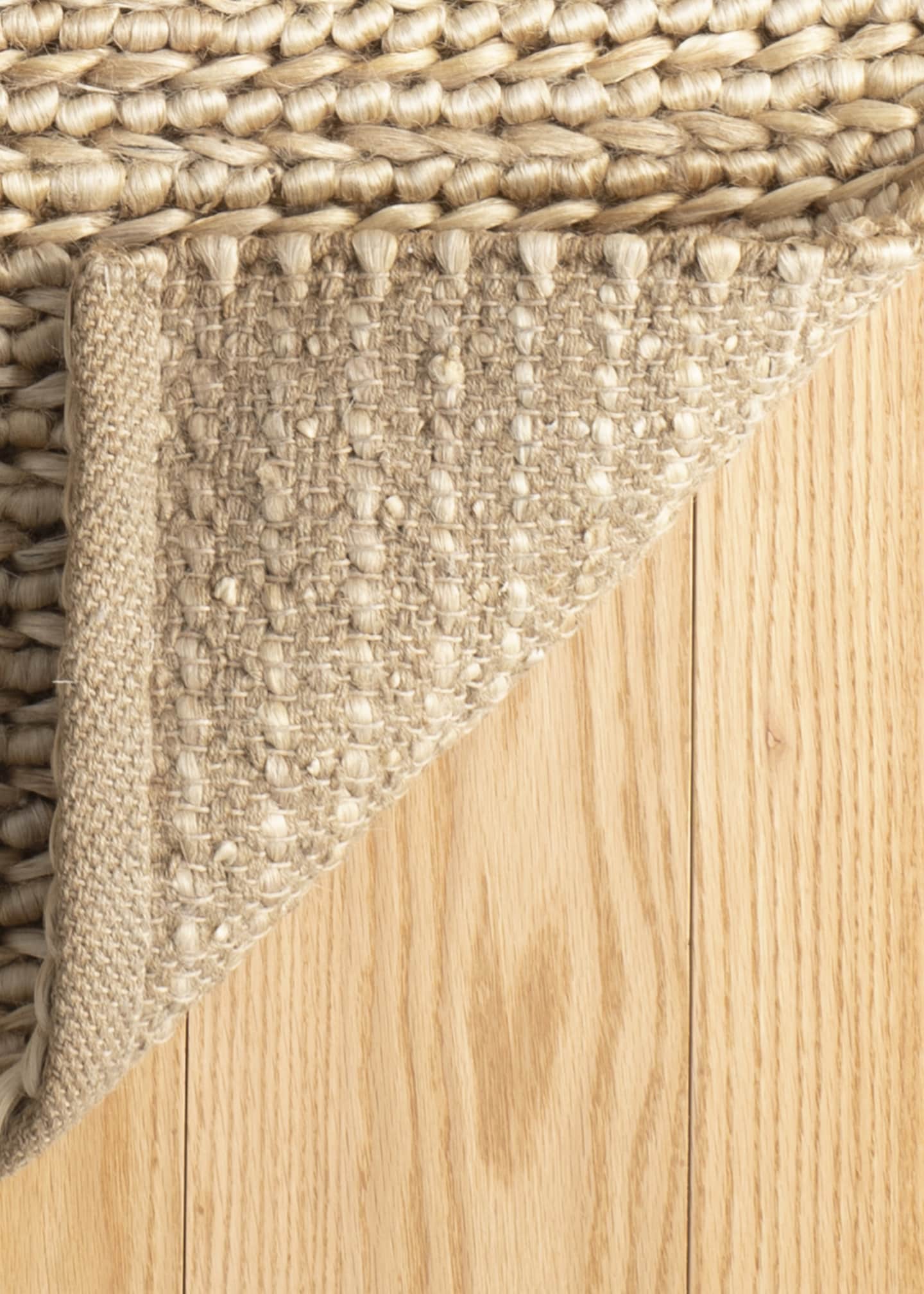 Annie Selke Jute Natural Handwoven Rug, 5' x 8' Image 4 of 5