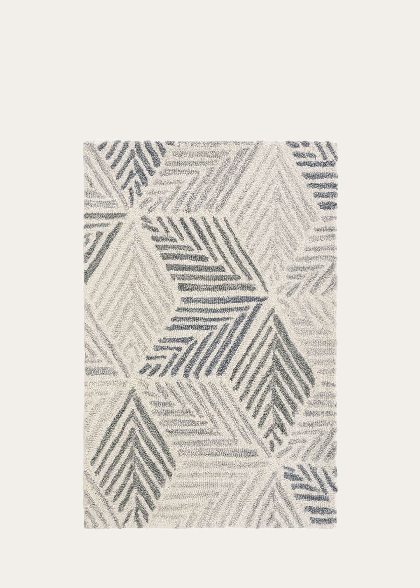 Annie Selke Karari Blue Hand-Hooked Rug, 10' x 14' Image 1 of 5