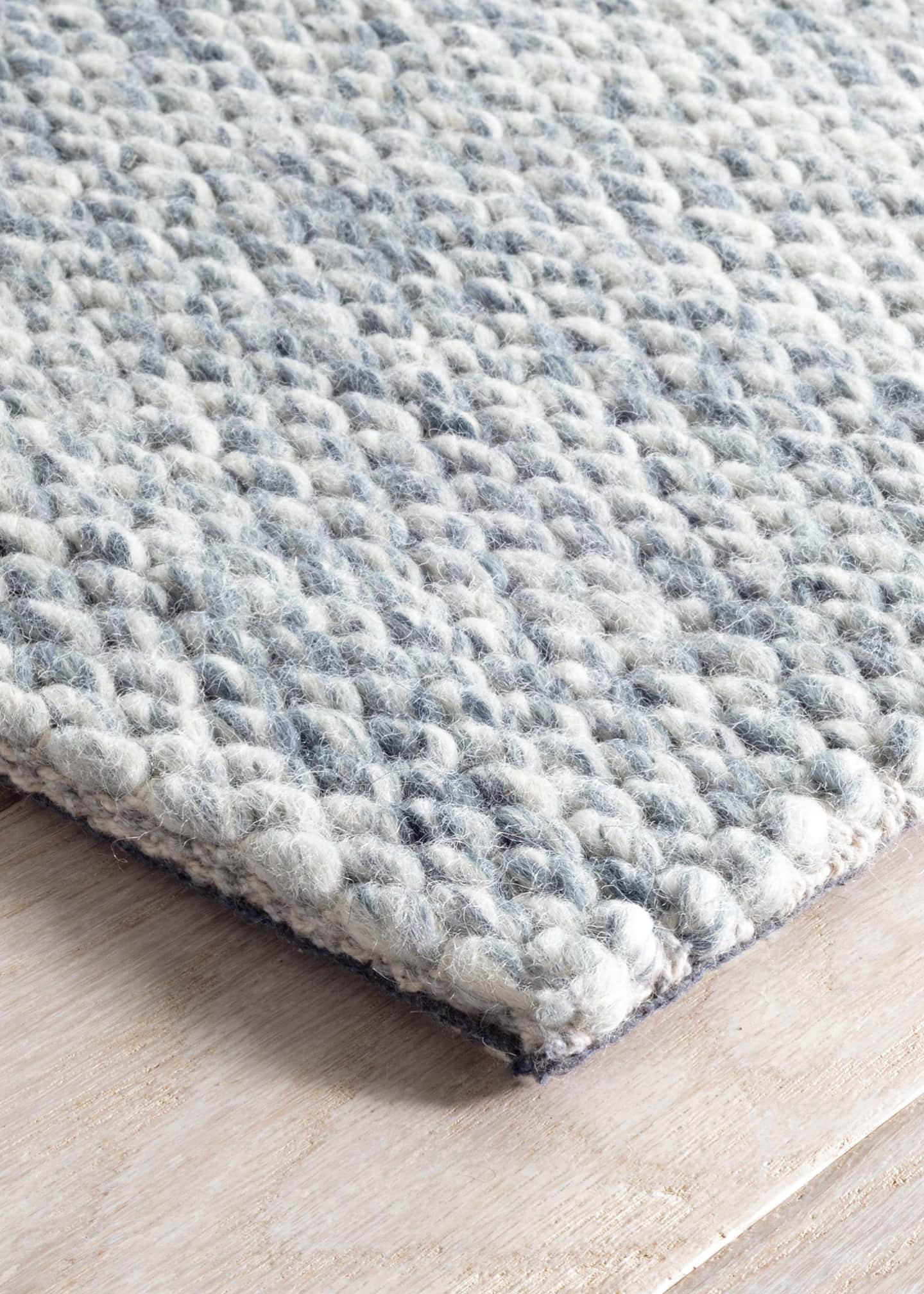 Annie Selke Loggia Sky Handwoven Rug, 3' x 5' Image 4 of 4