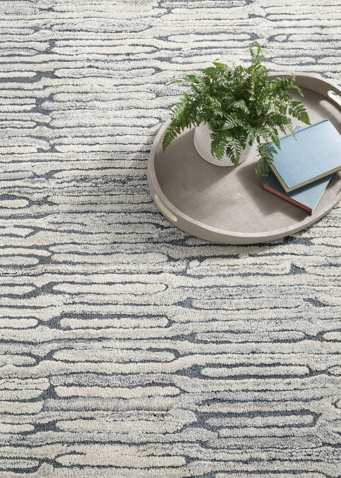 Annie Selke Malone Everglade Hand-Tufted Rug, 9' x 12' Image 2 of 5
