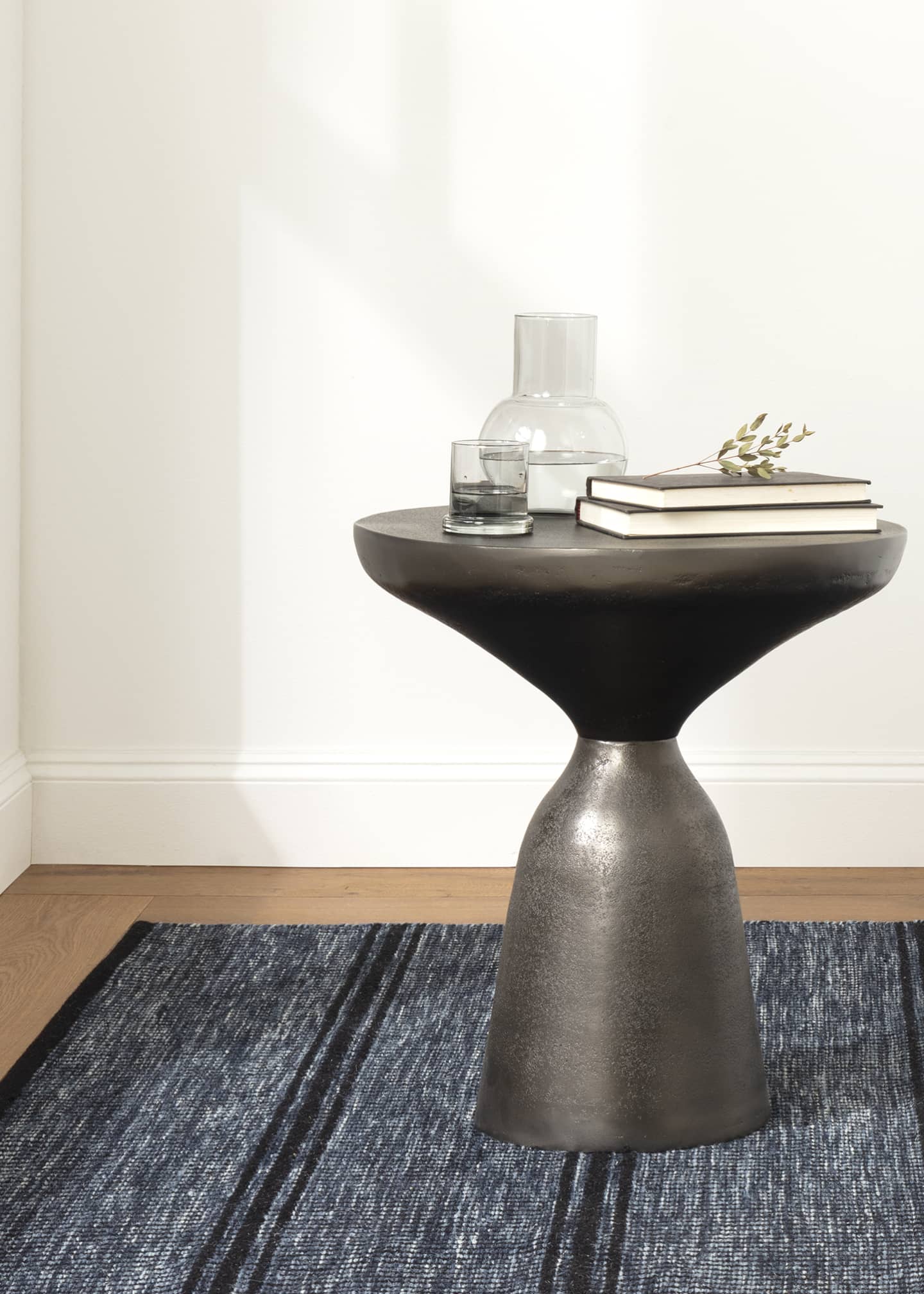 Annie Selke Malta Navy Handwoven Rug, 8' x 10' Image 3 of 5