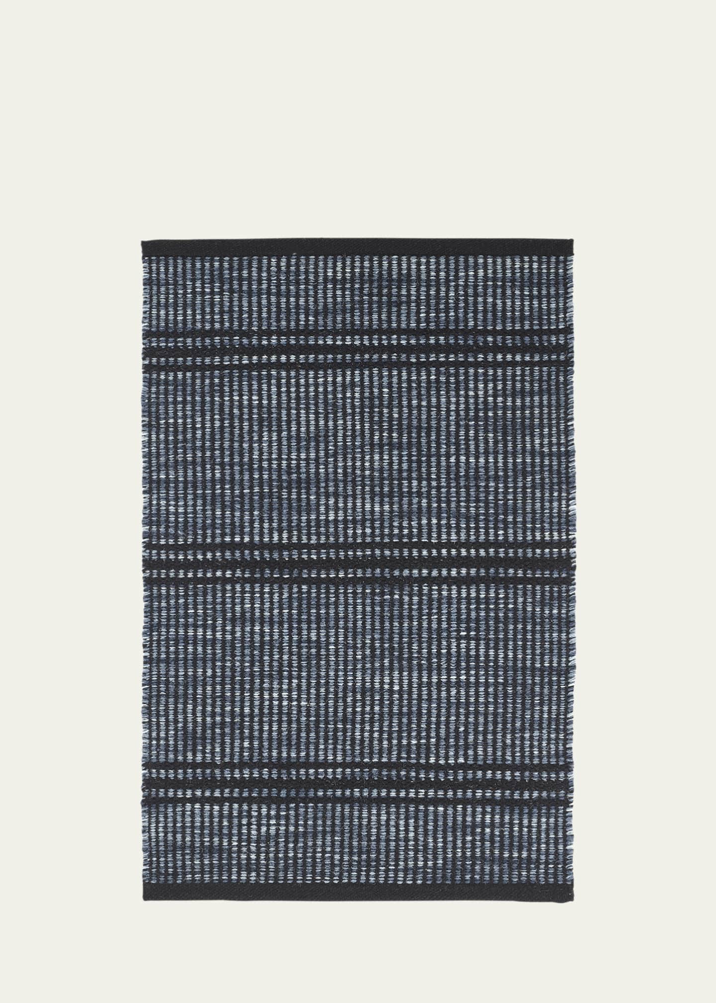 Annie Selke Malta Navy Handwoven Rug, 8' x 10' Image 1 of 5