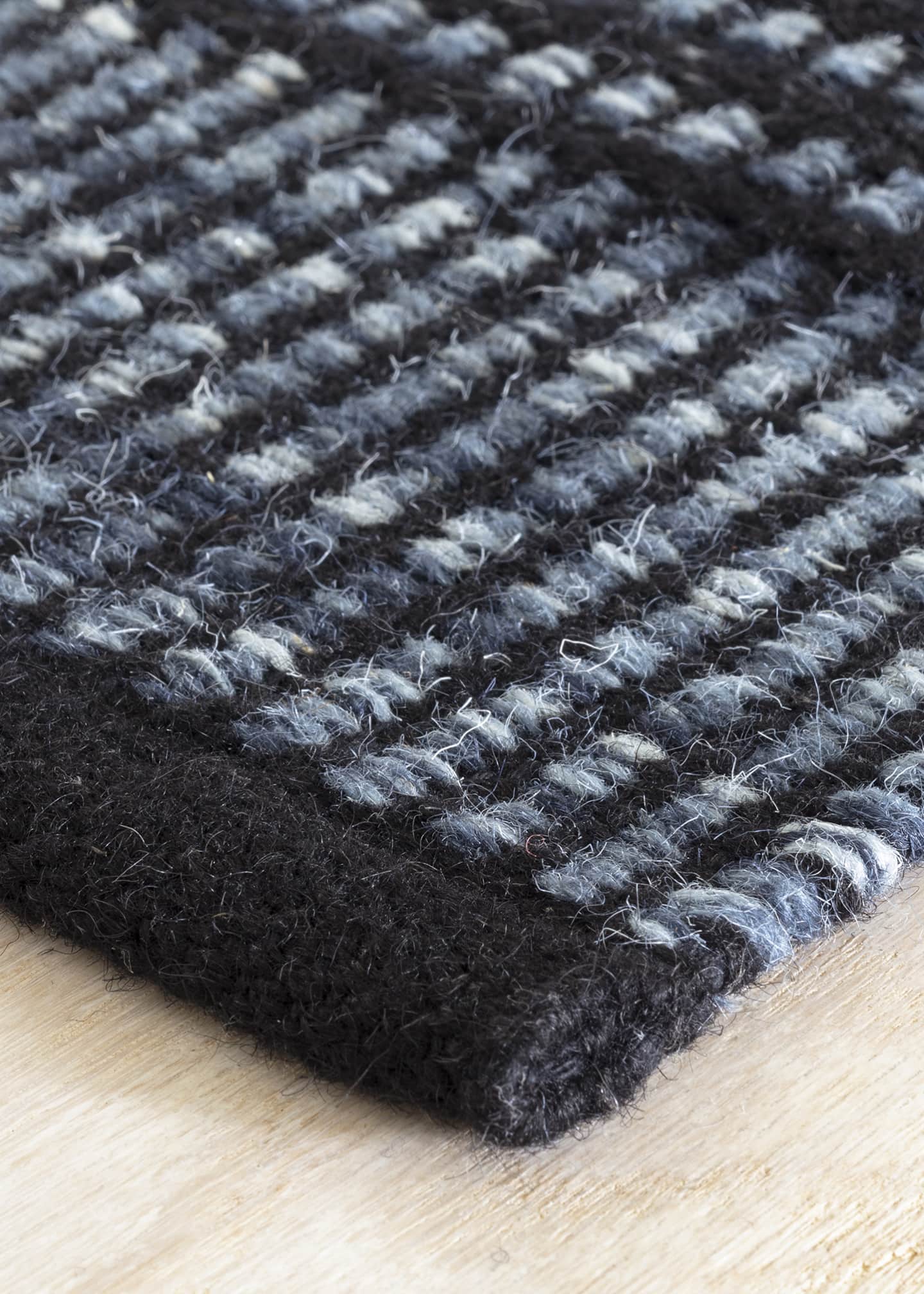 Annie Selke Malta Navy Handwoven Rug, 8' x 10' Image 5 of 5