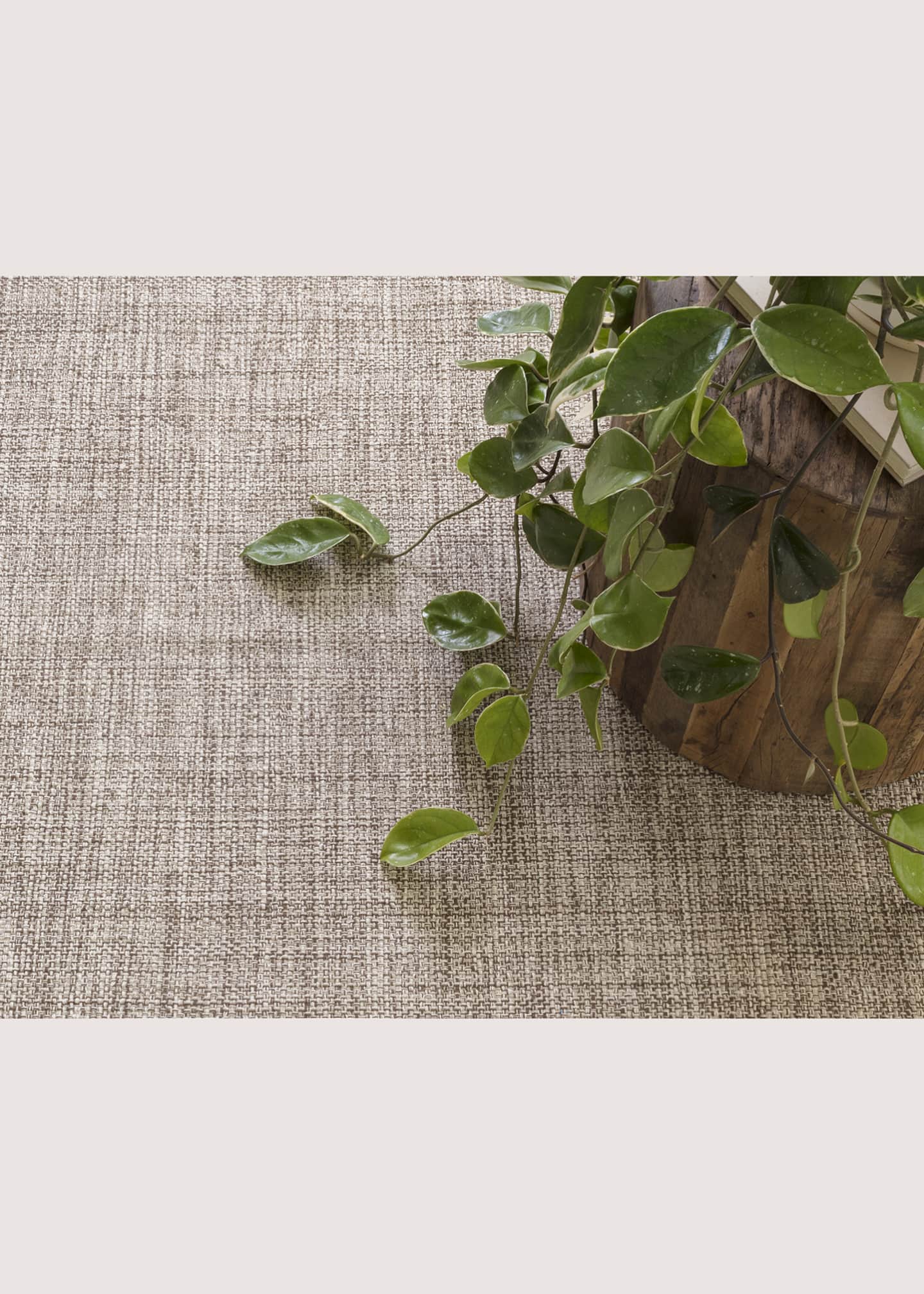 Annie Selke Marled Brown Handwoven Cotton Rug, 3' x 12' Image 4 of 4