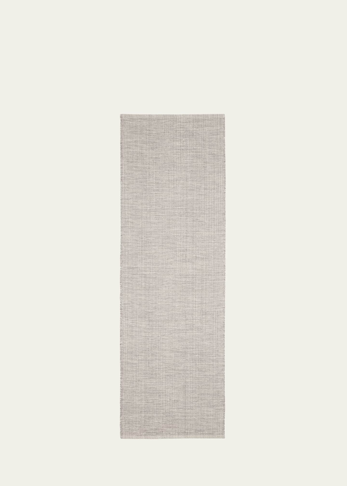 Annie Selke Marled Grey Handwoven Rug, 6' x 9' Image 5 of 5