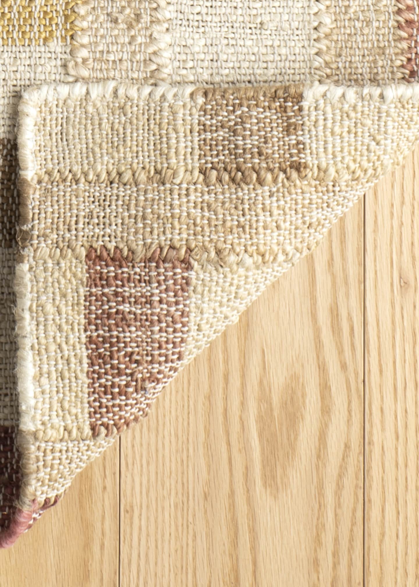 Annie Selke Mosaic Multi Handwoven Rug, 9' x 12' Image 5 of 5