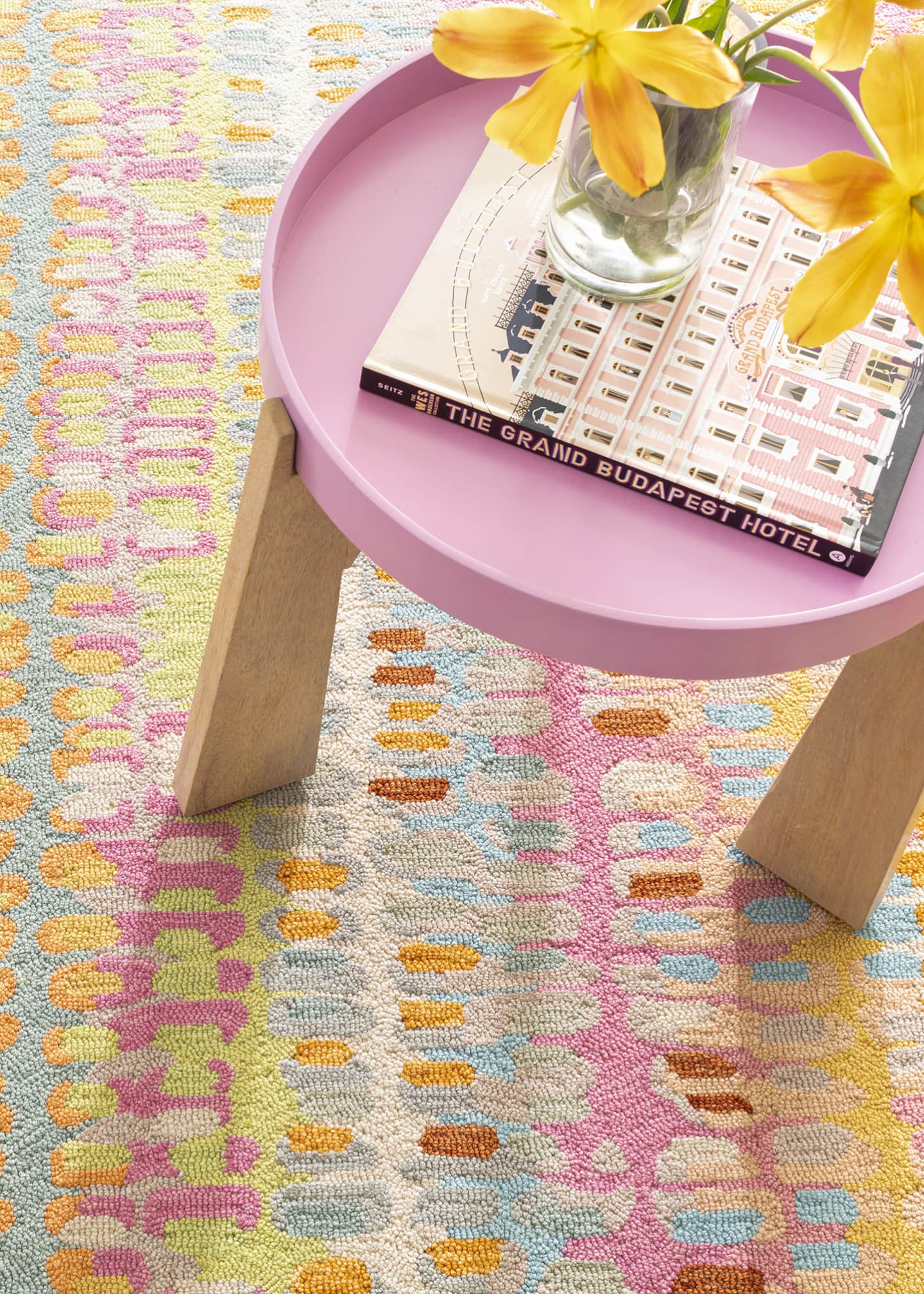 Annie Selke Paint Chip Confetti Micro-Hooked Rug, 9' x 12' Image 2 of 5