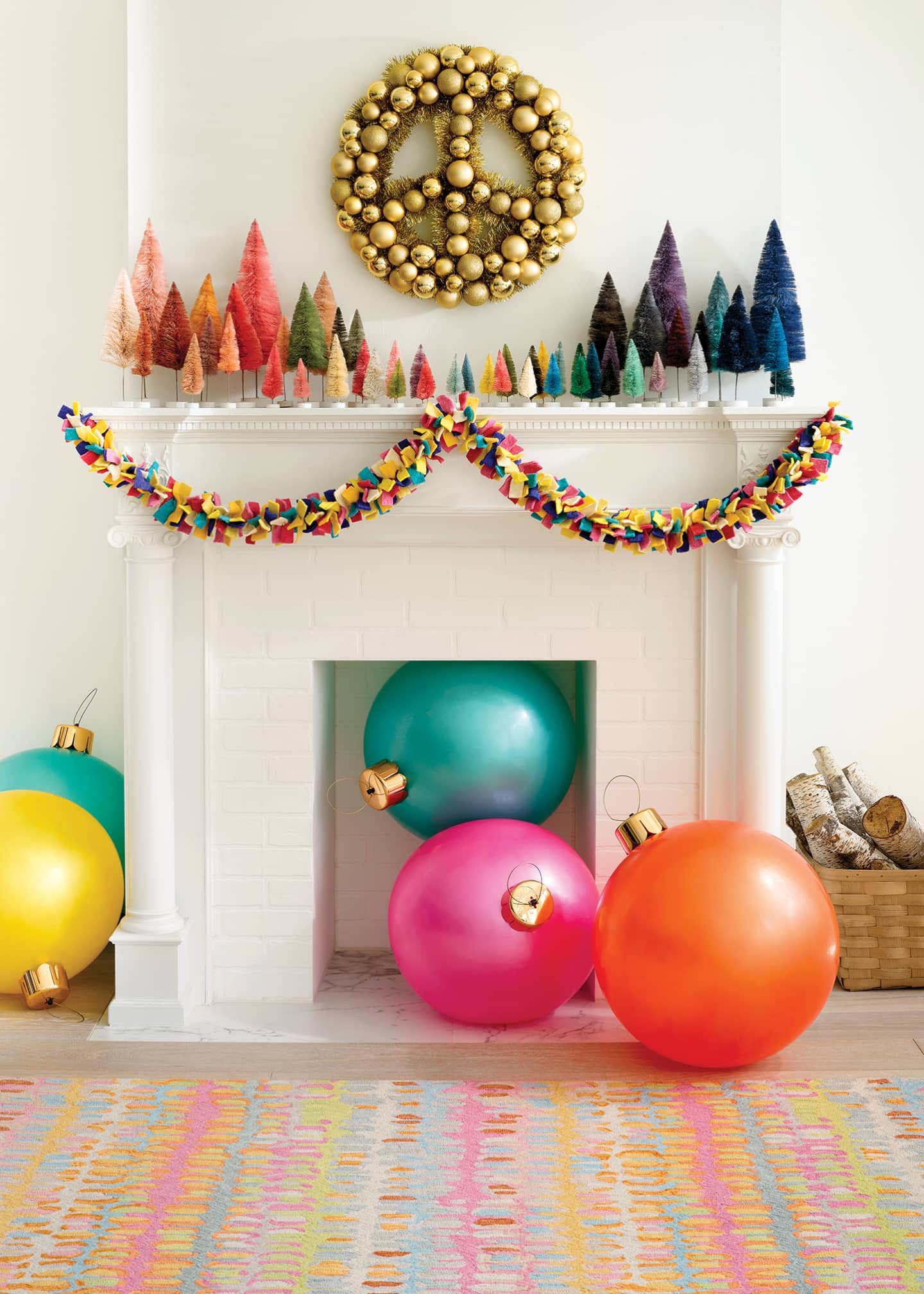 Annie Selke Paint Chip Confetti Micro-Hooked Rug, 9' x 12' Image 4 of 5