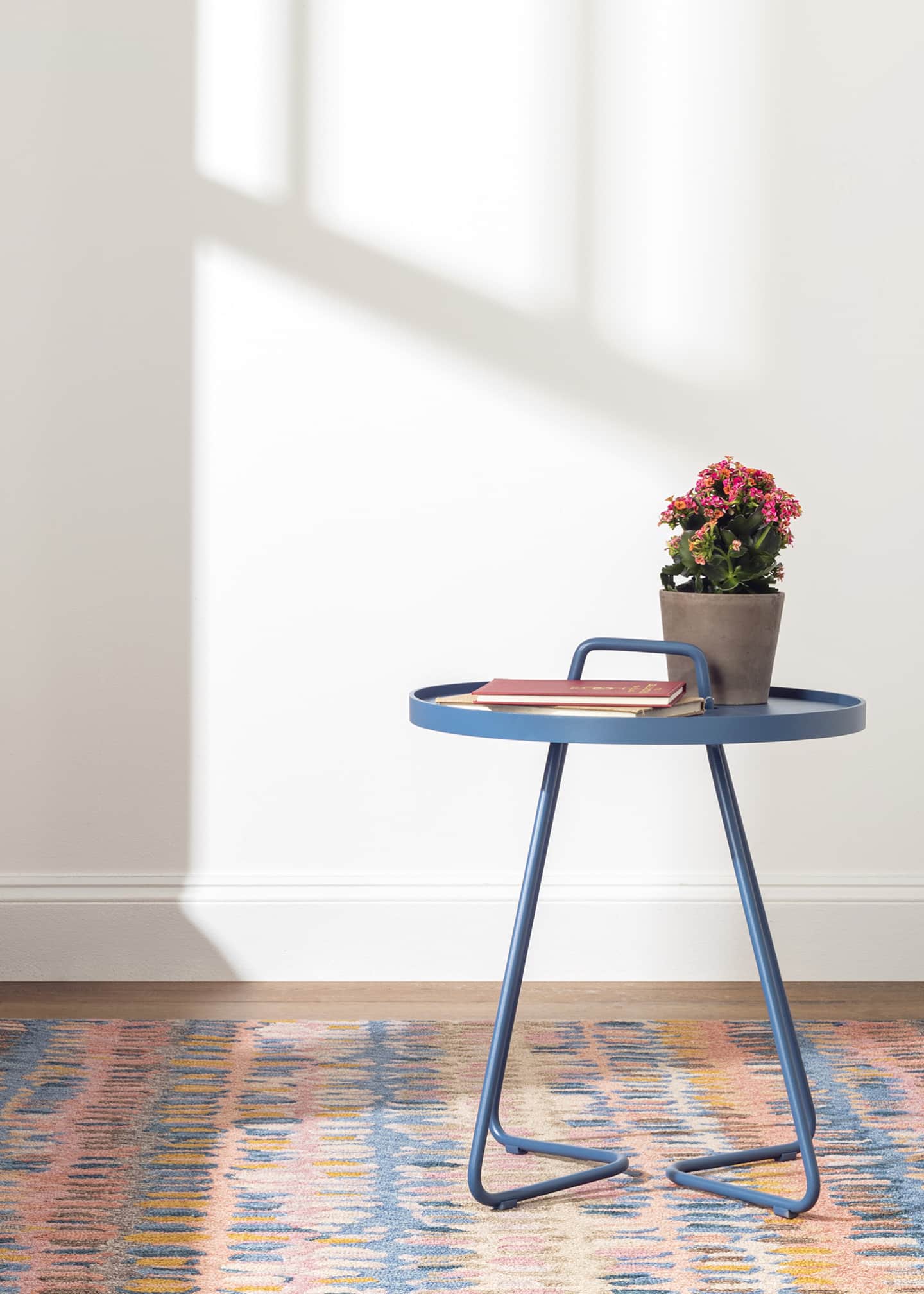 Annie Selke Paint Chip Coral Micro-Hooked Rug, 4' x 6' Image 3 of 5
