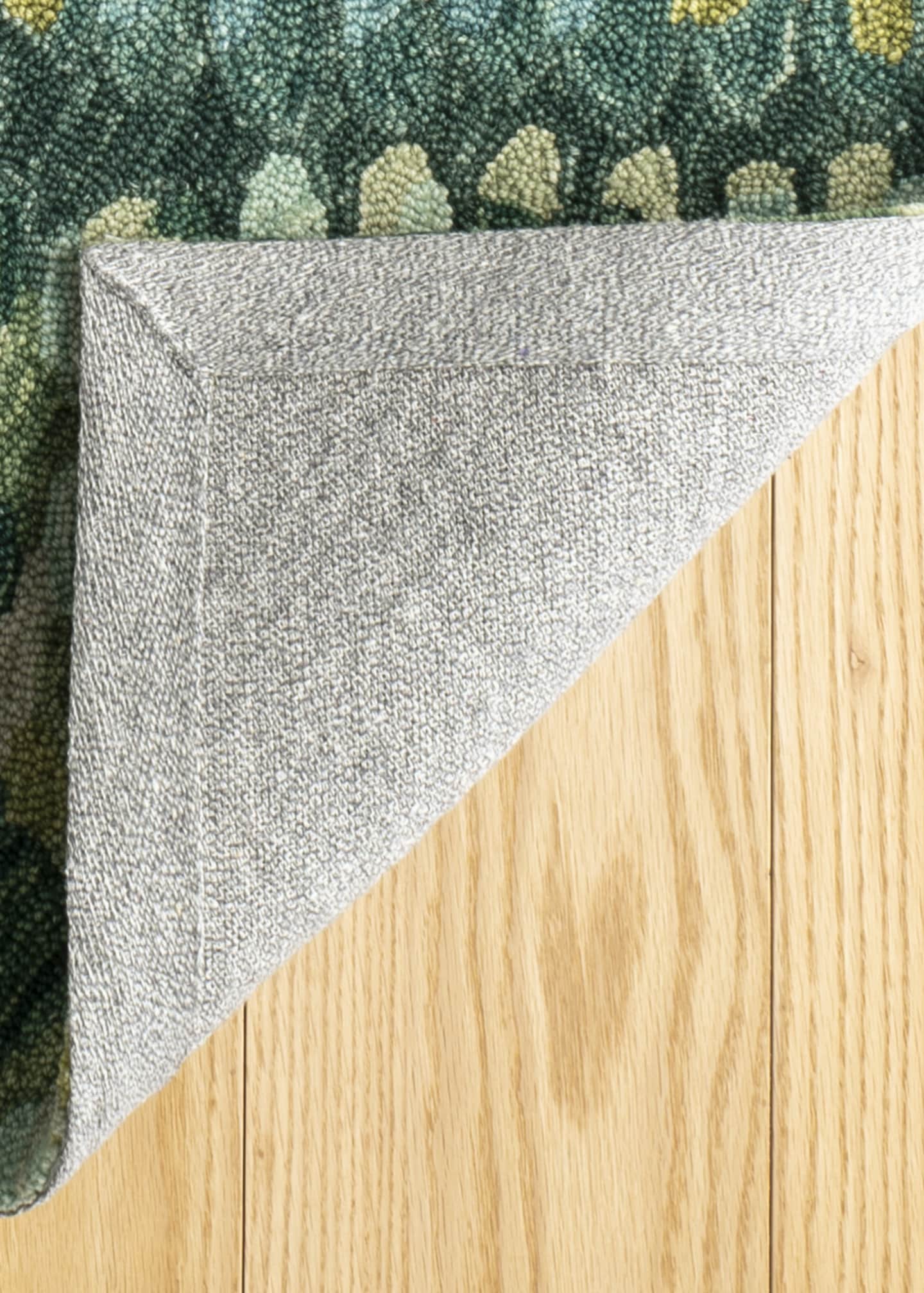 Annie Selke Paint Chip Moss Micro-Hooked Rug, 6' x 9' Image 5 of 5