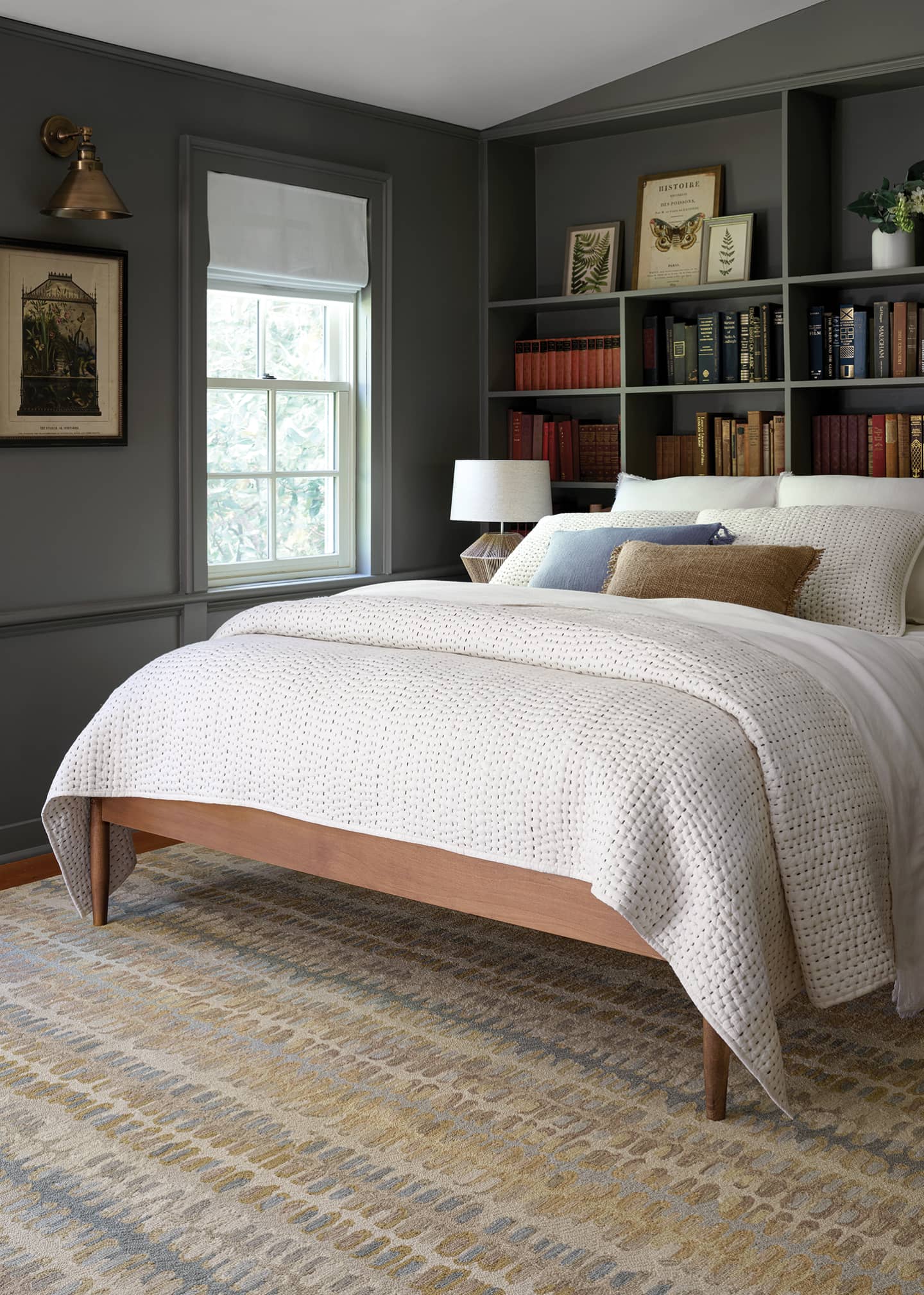 Annie Selke Paint Chip Natural Micro-Hooked Rug, 5' x 8' Image 4 of 5