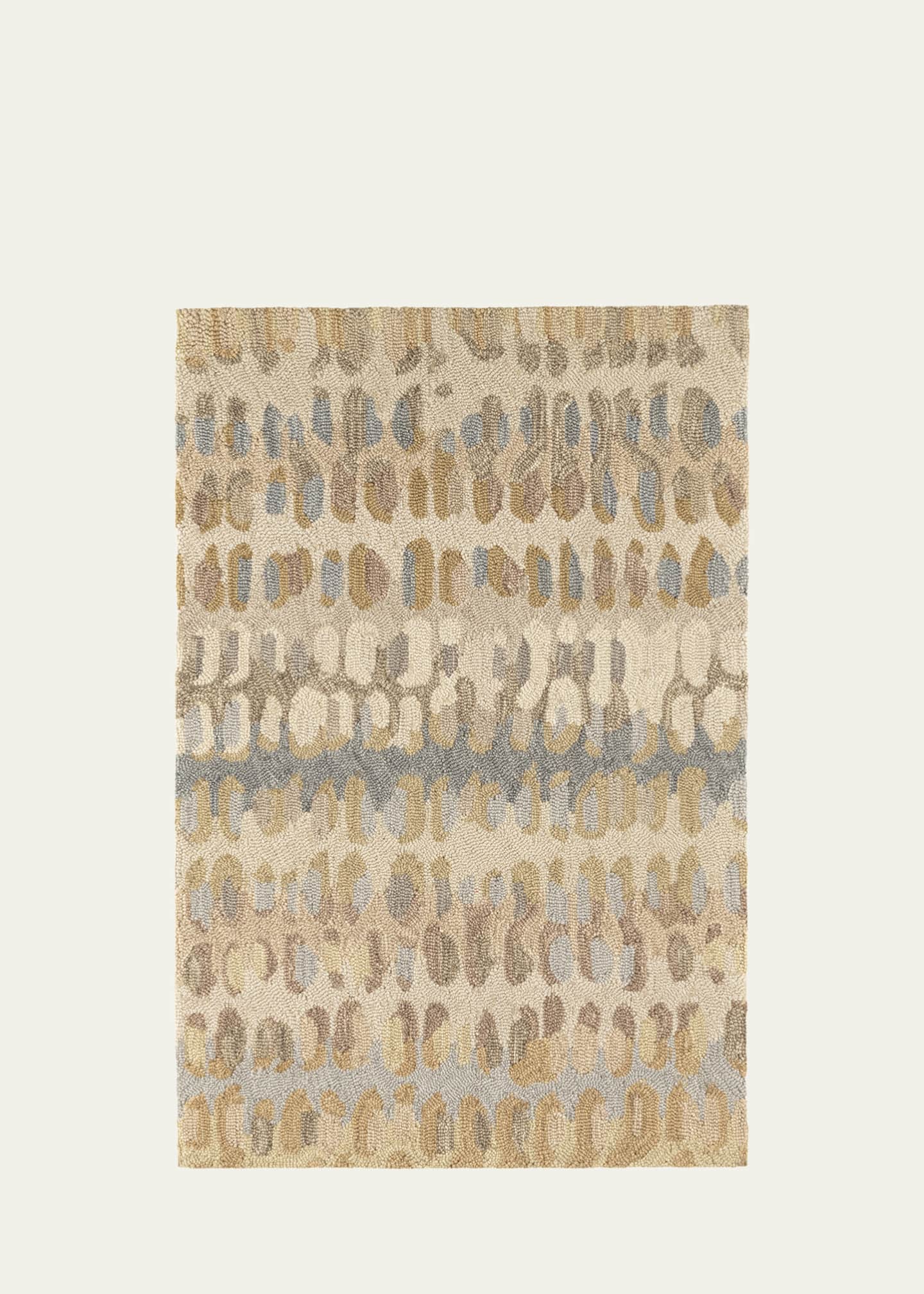 Annie Selke Paint Chip Natural Micro-Hooked Rug, 5' x 8' Image 1 of 5