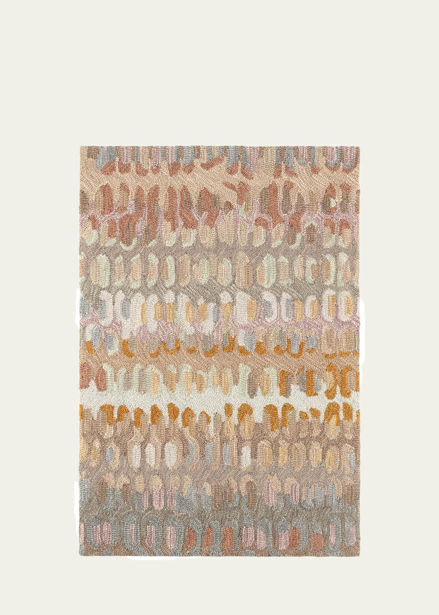 Annie Selke Paint Chip Stone Micro-Hooked Rug, 4' x 6' Image 1 of 5