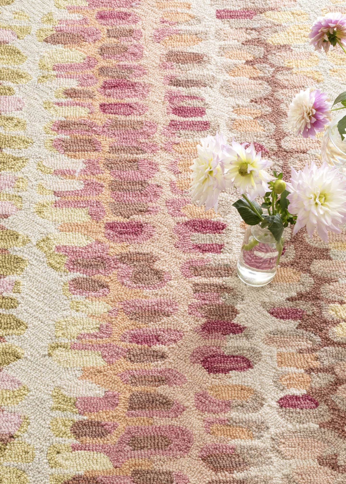 Annie Selke Paint Chip Pastel Micro-Hooked Rug, 10' x 14' Image 2 of 5