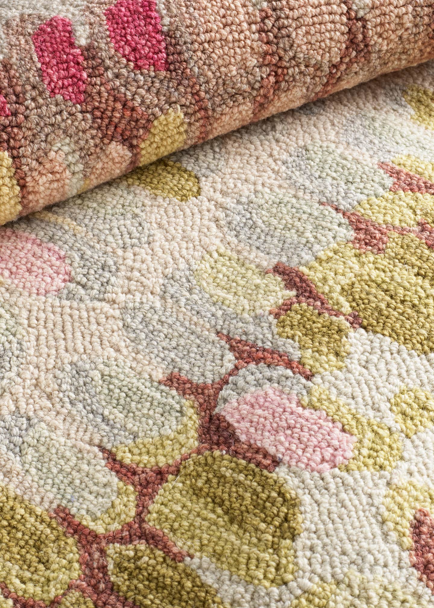 Annie Selke Paint Chip Pastel Micro-Hooked Rug, 10' x 14' Image 5 of 5