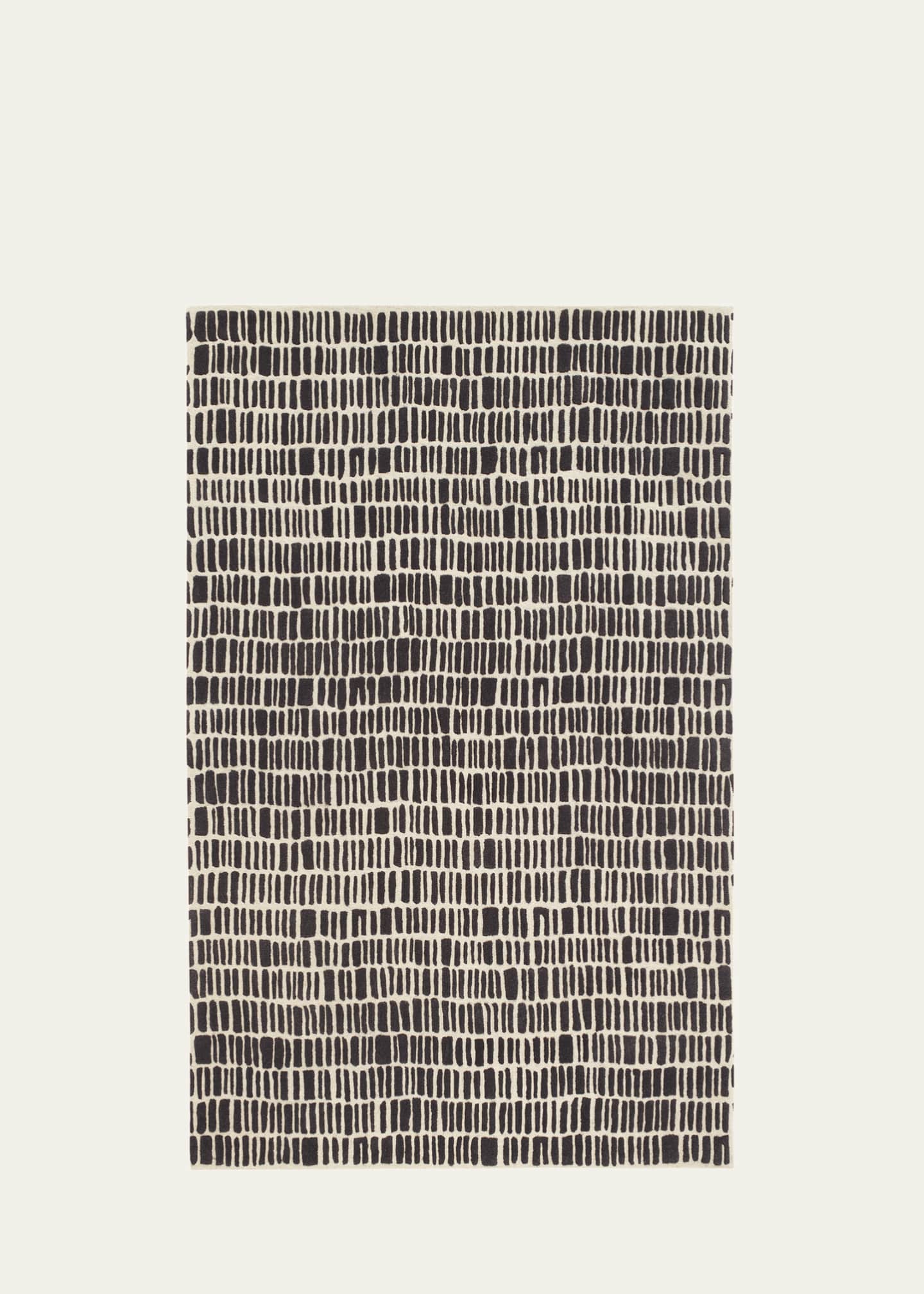 Annie Selke Roark Charcoal Hand-Tufted Rug, 3' x 5' Image 1 of 5