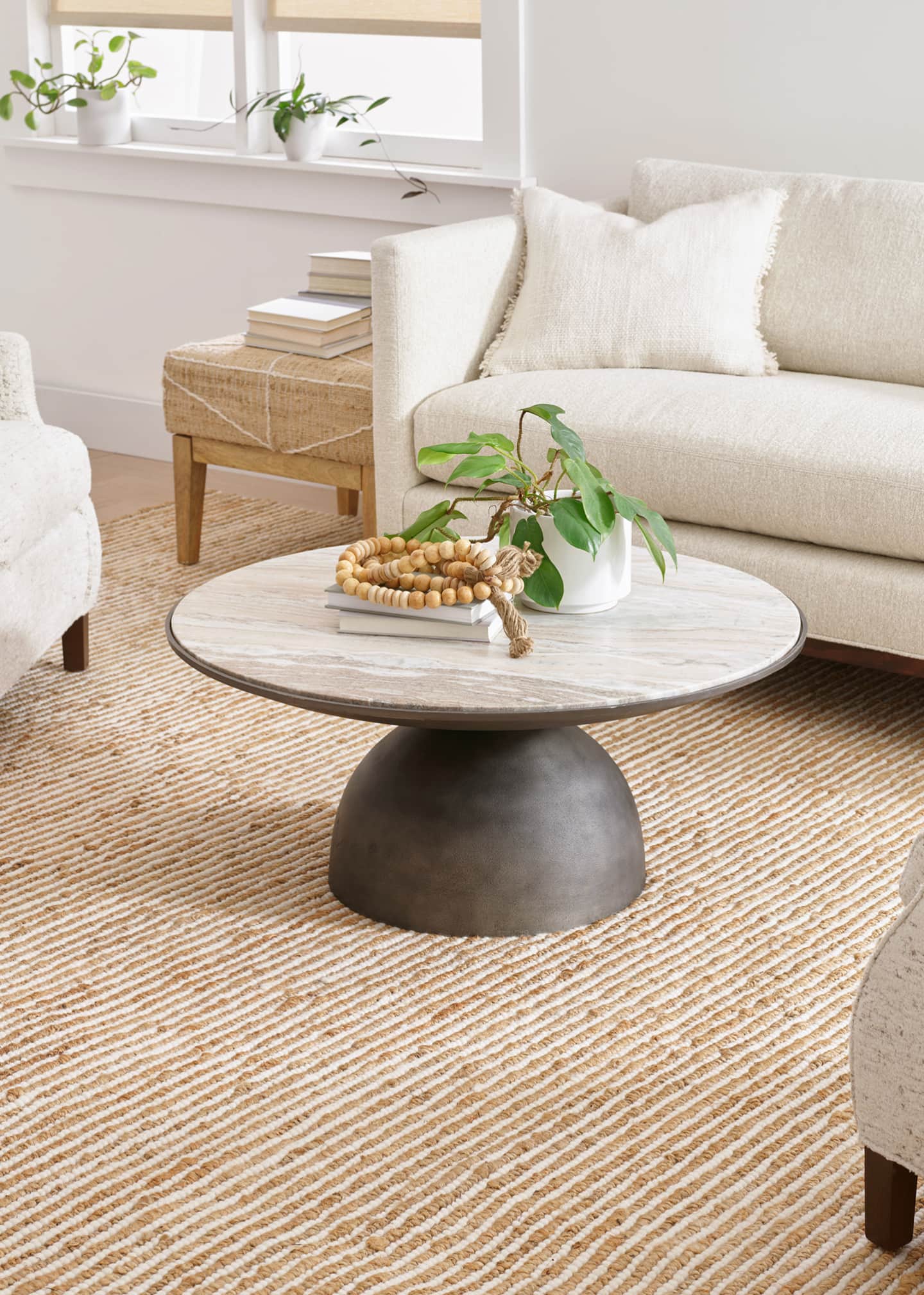 Annie Selke Twiggy Natural Handwoven Rug, 5' x 8' Image 4 of 5