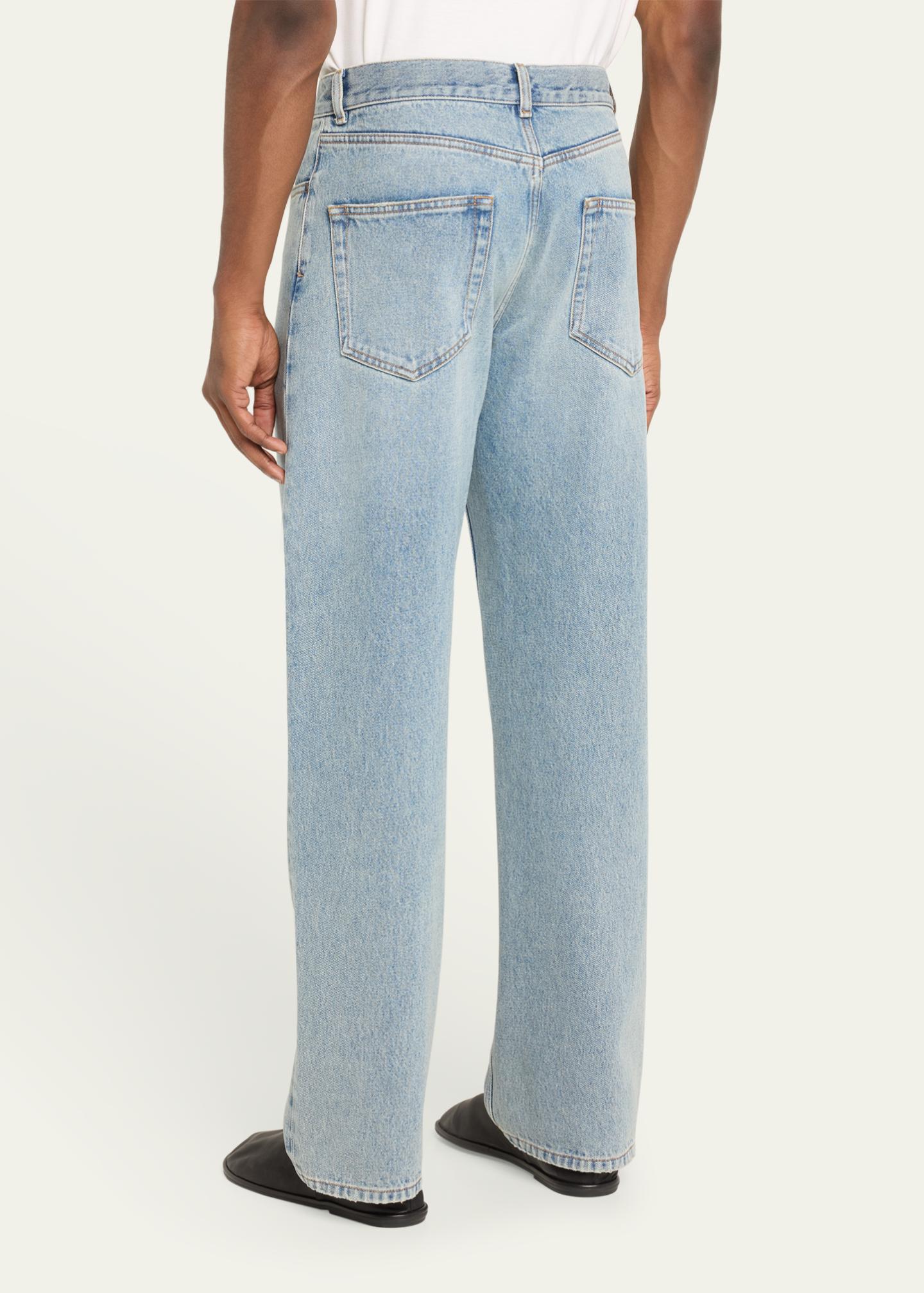THE ROW Men's Ross Straight-Leg Jeans - Bergdorf Goodman